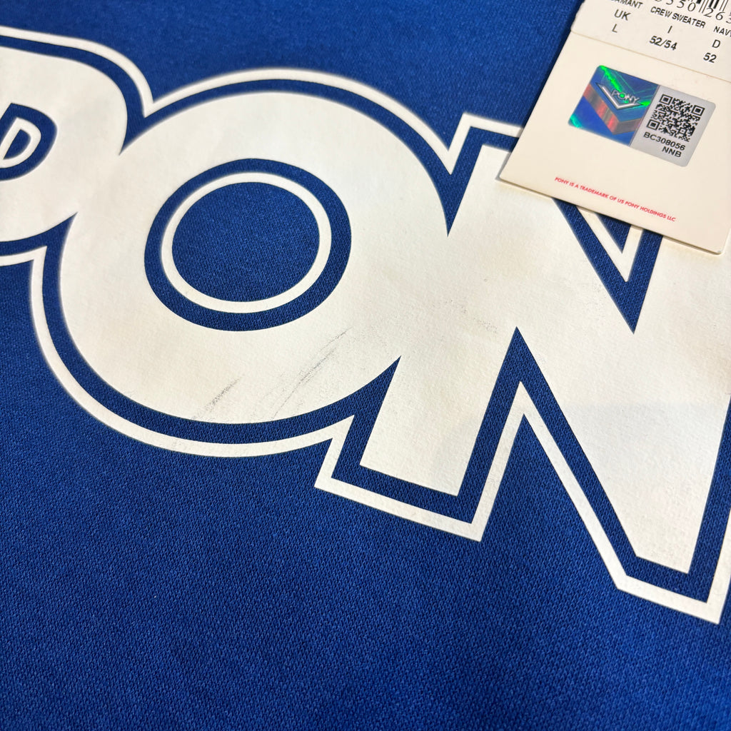 COLLEGIATE SWEATSHIRT BLUE