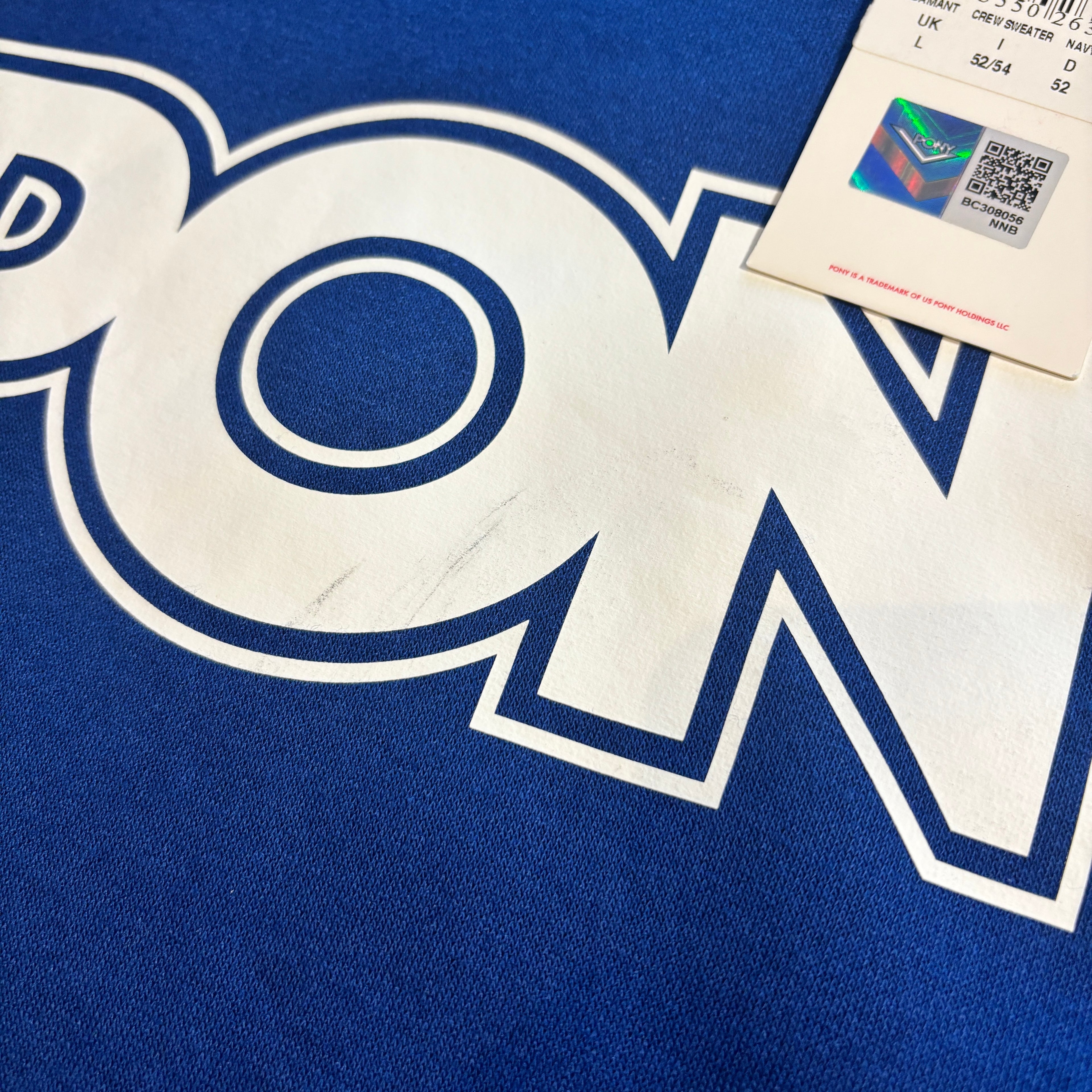 COLLEGIATE SWEATSHIRT BLUE