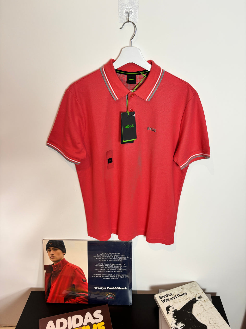 BOSS POLO SHIRT CORAL