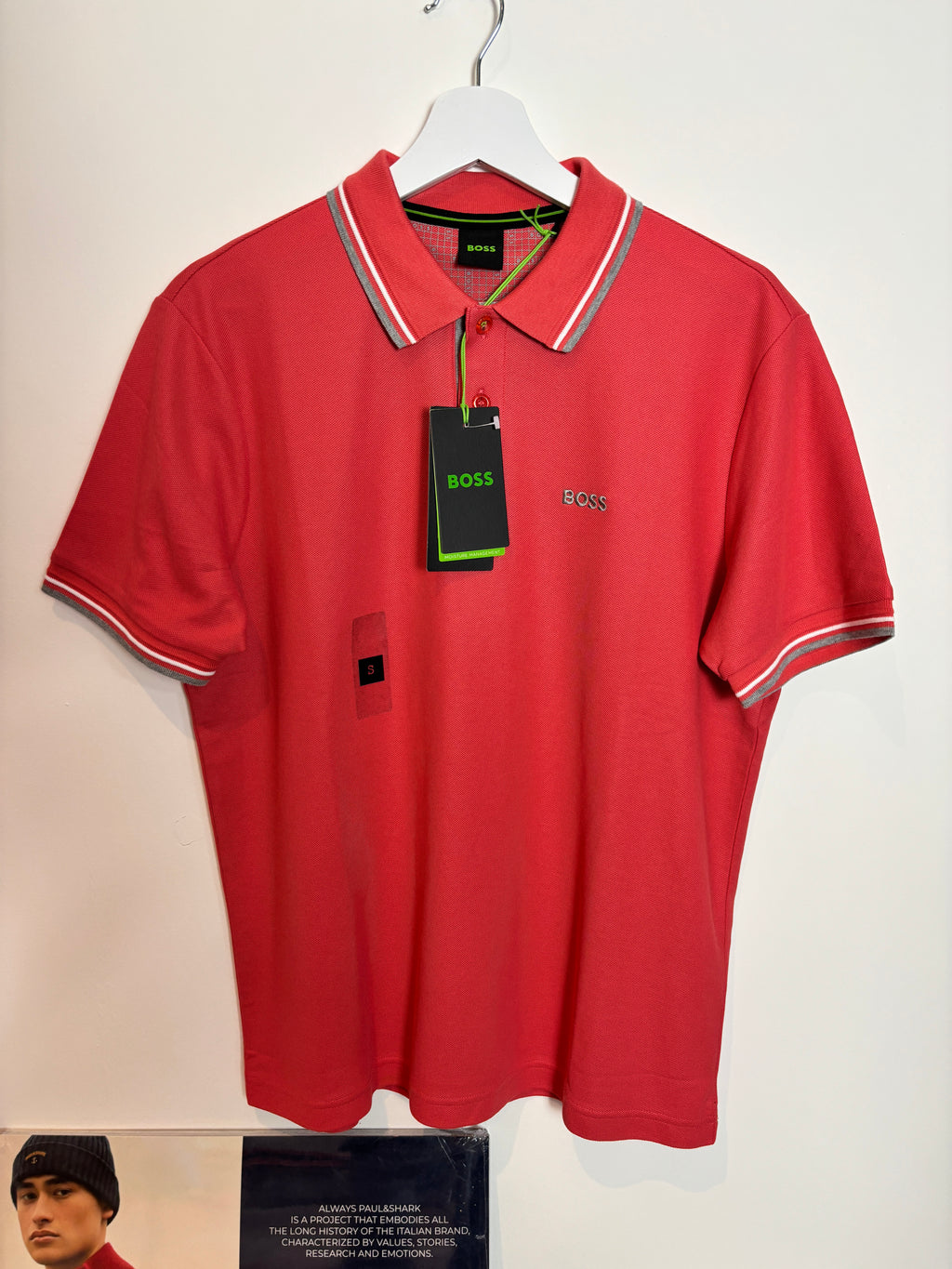BOSS POLO SHIRT CORAL
