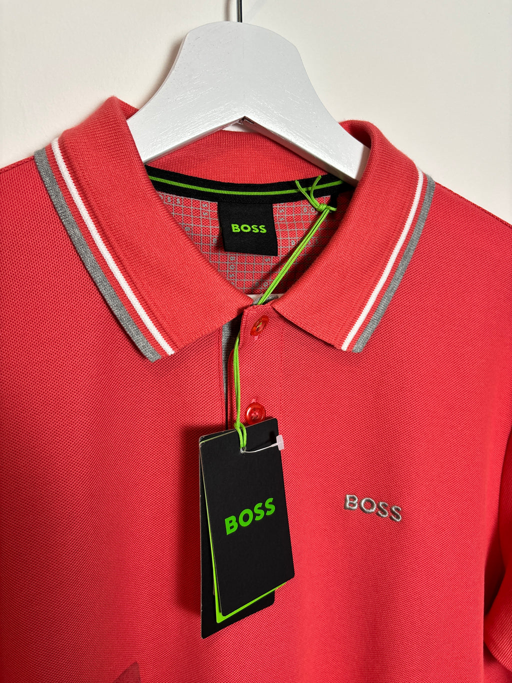 BOSS POLO SHIRT CORAL