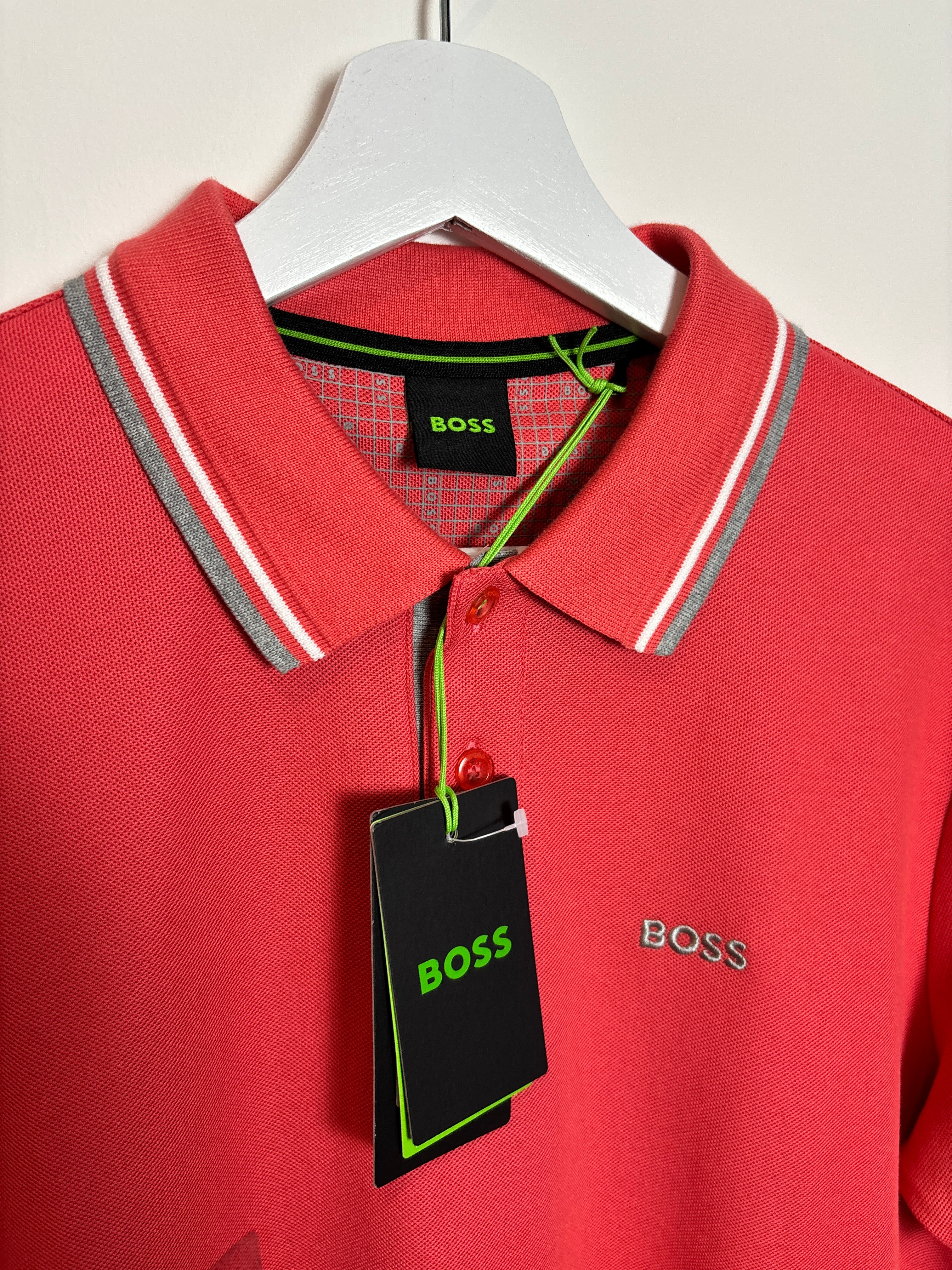 BOSS POLO SHIRT CORAL