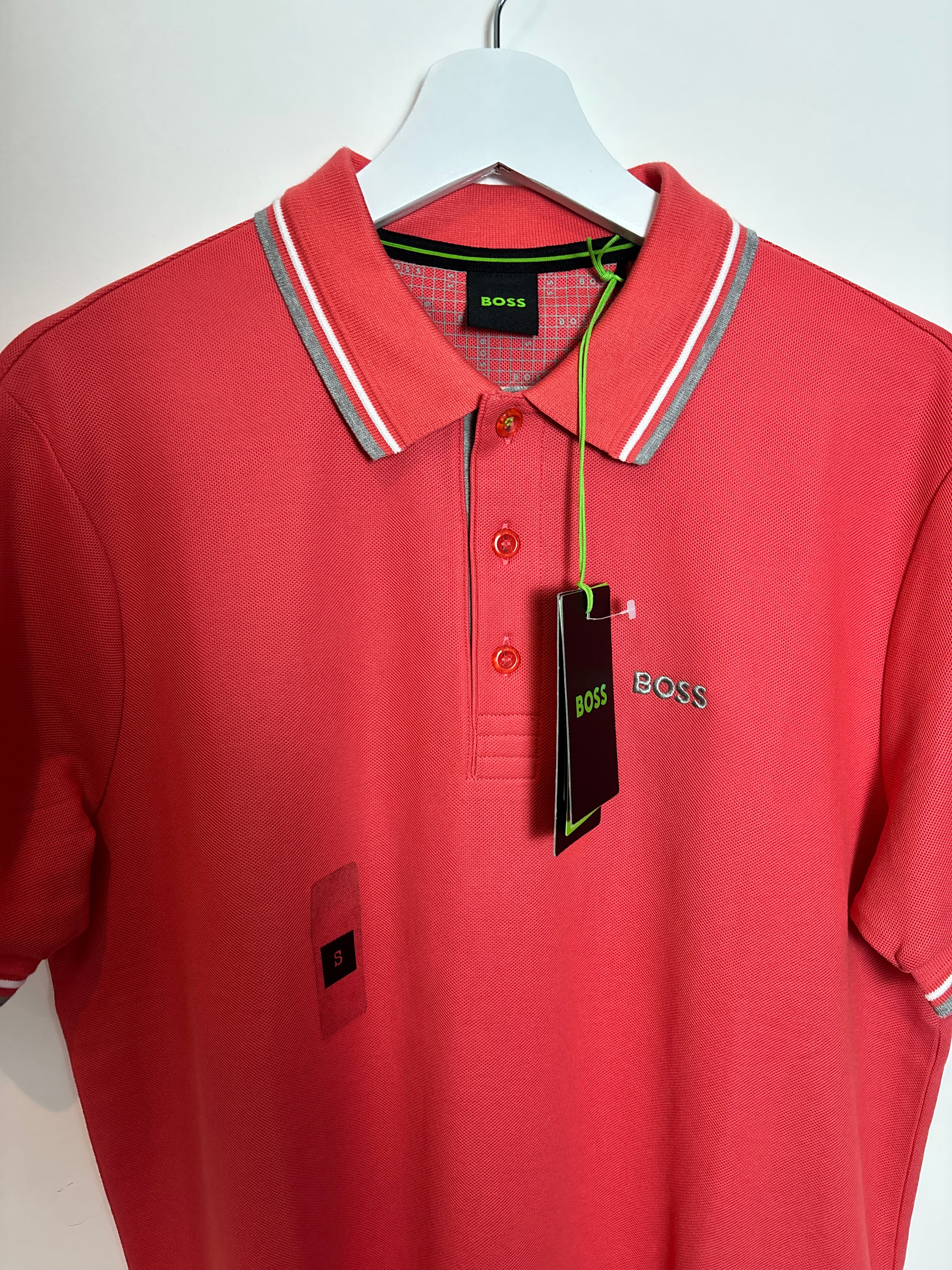 BOSS POLO SHIRT CORAL