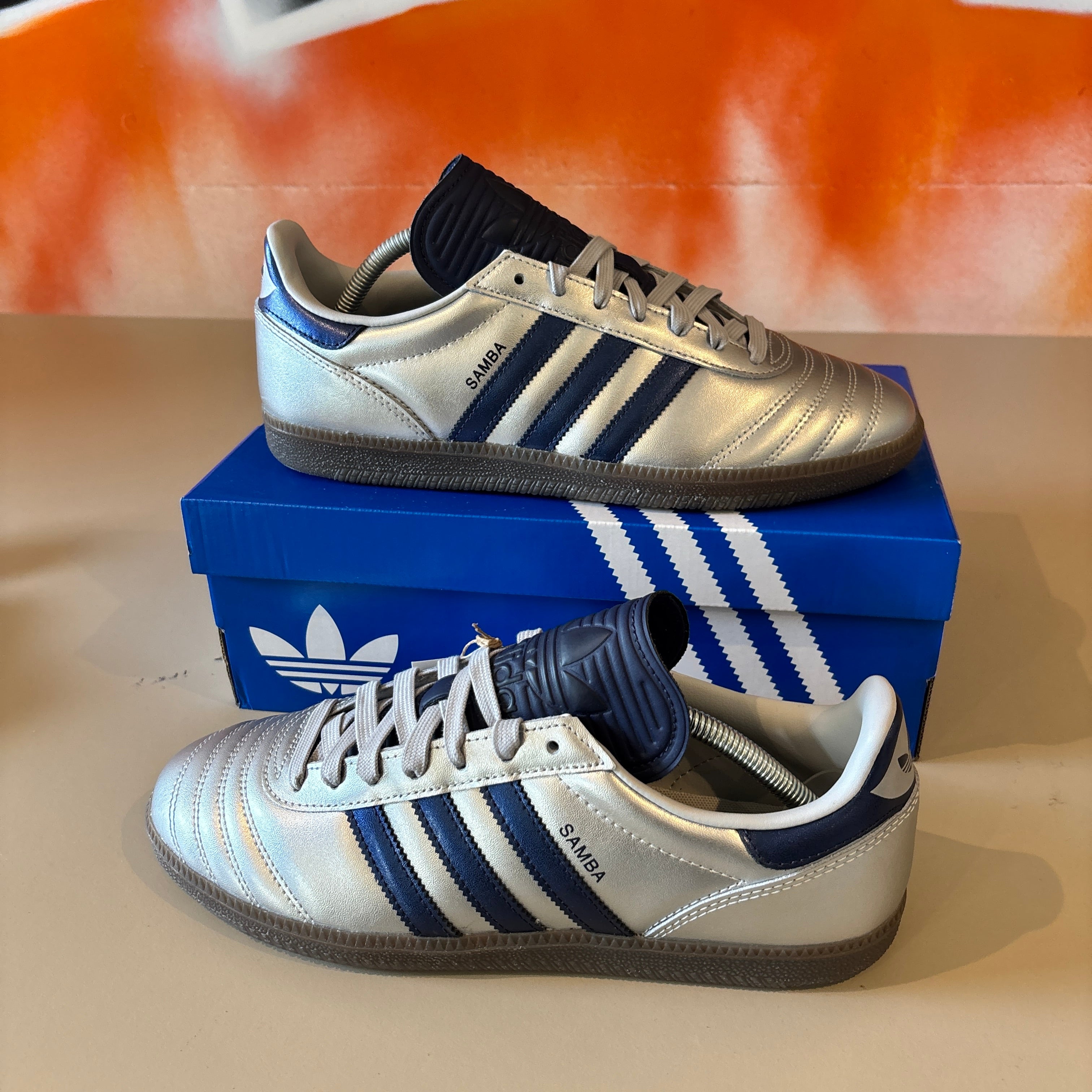 ADI SAMBA JP SILVER NAVY