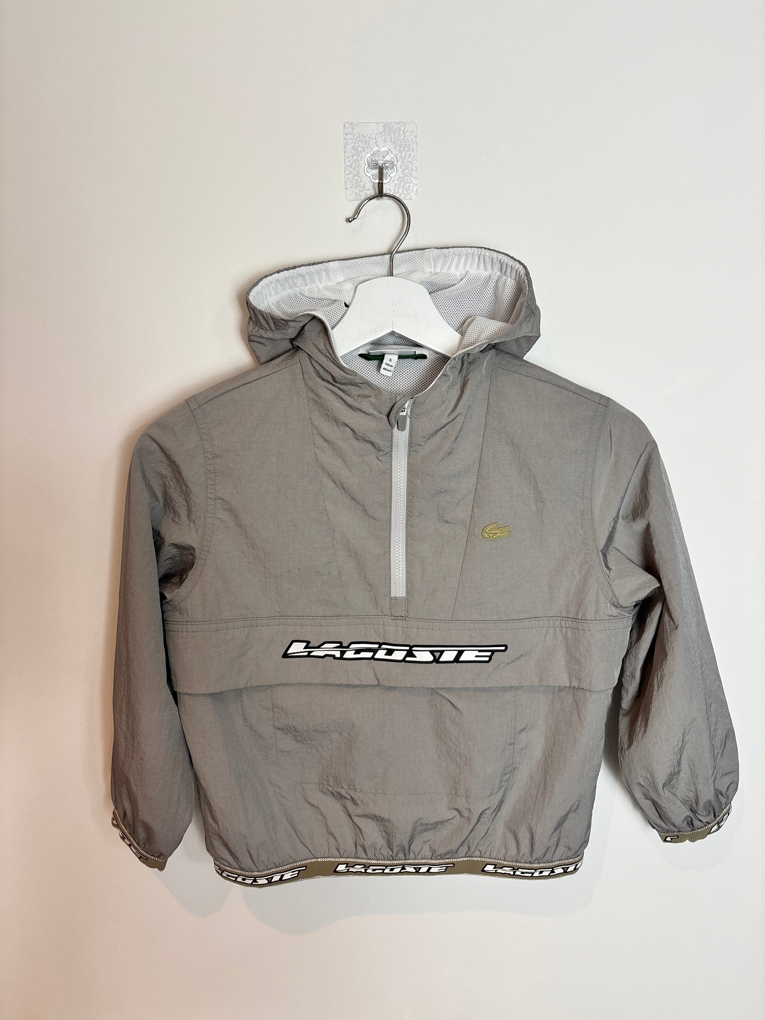 LA CROC POP OVER JACKET GREY