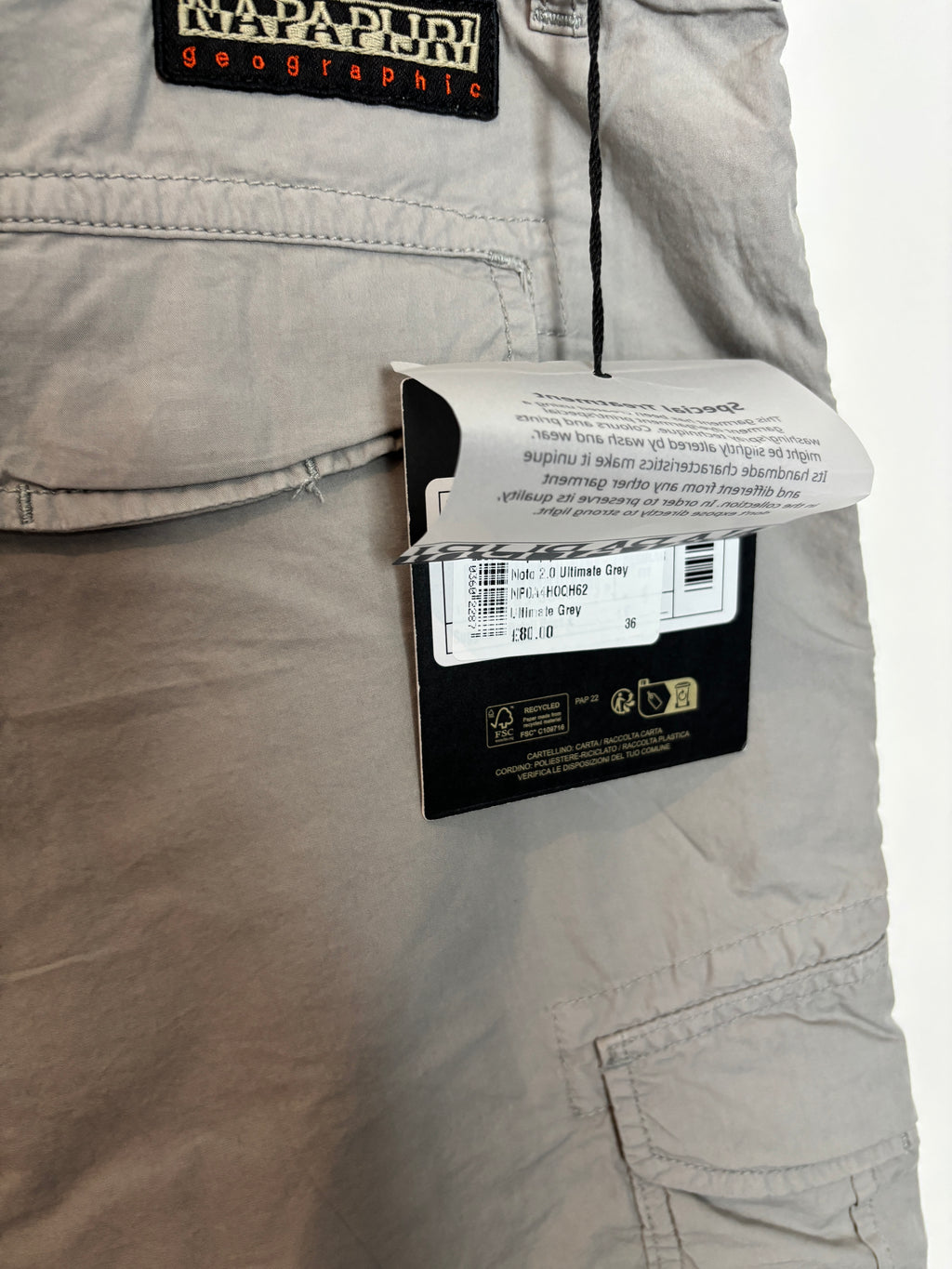 NAPPA CARGO SHORTS GREY