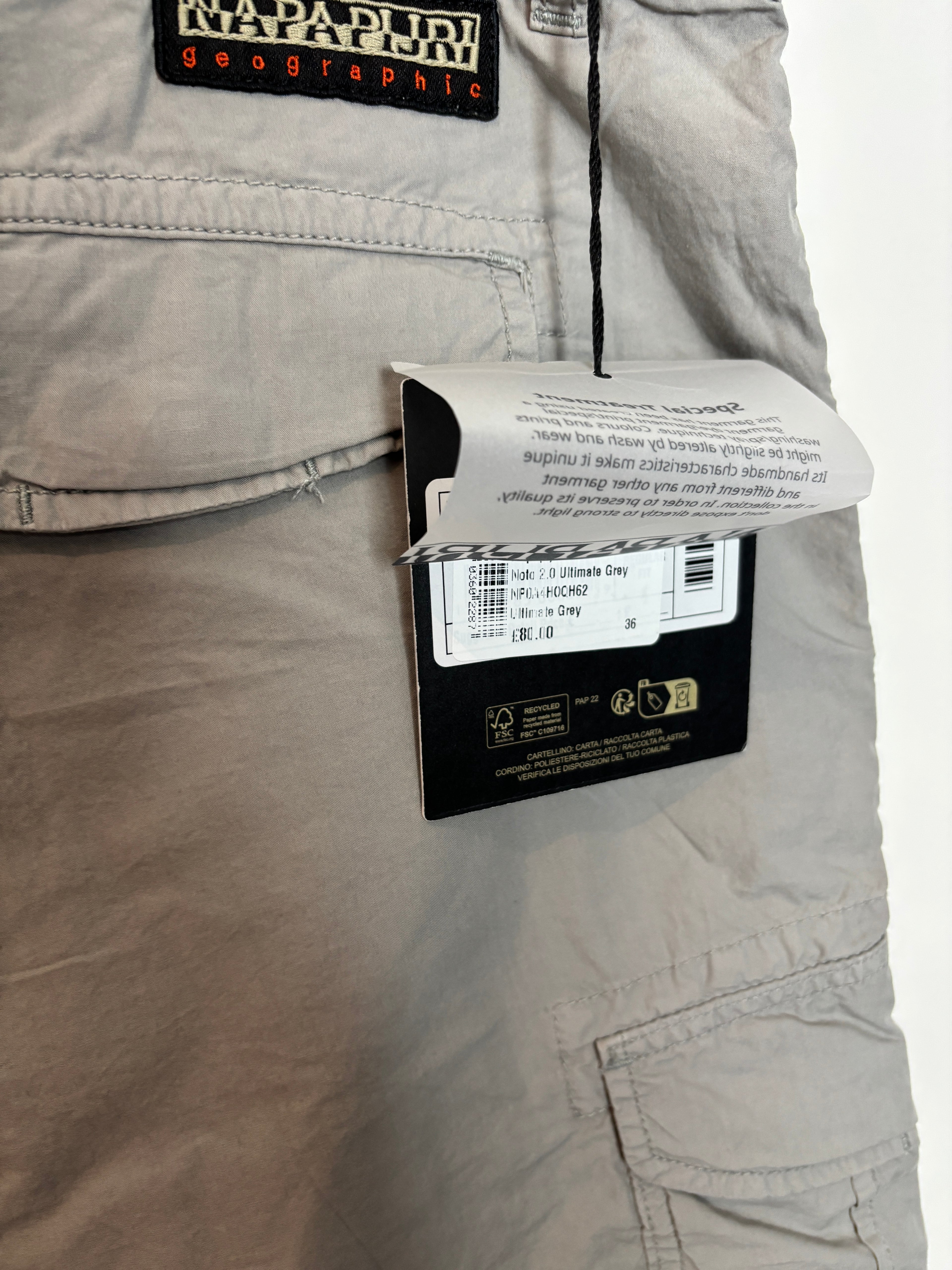 NAPPA CARGO SHORTS GREY