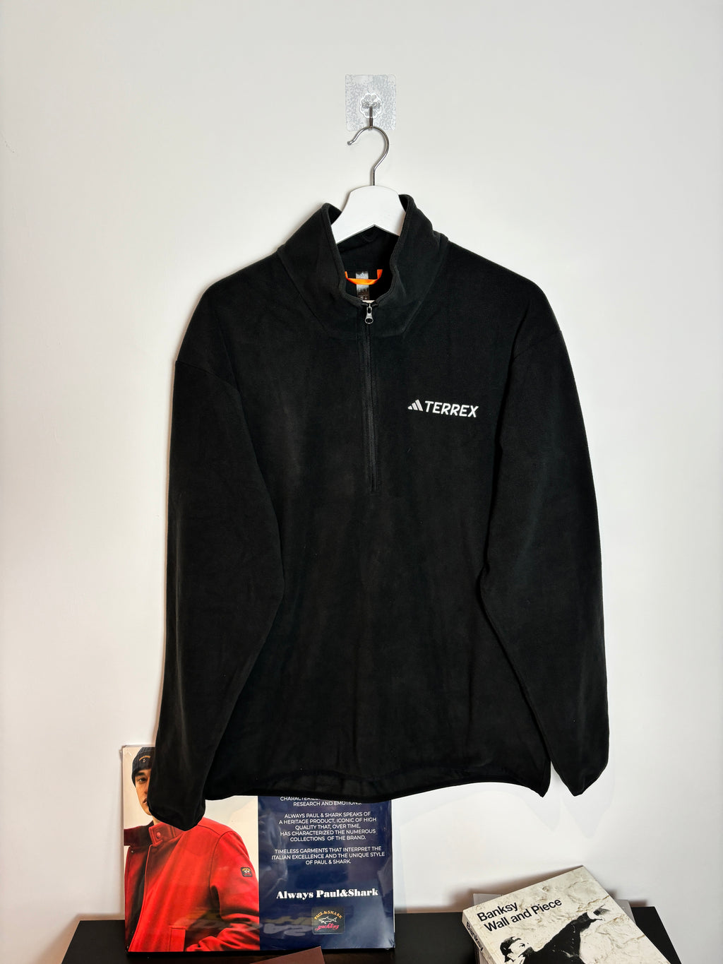 TERREX FLEECE QUARTER ZIP BLACK