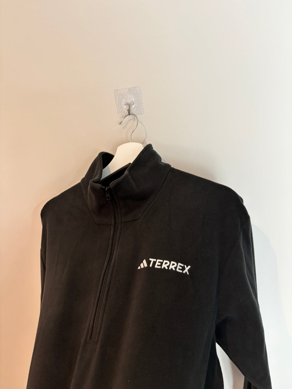 TERREX FLEECE QUARTER ZIP BLACK