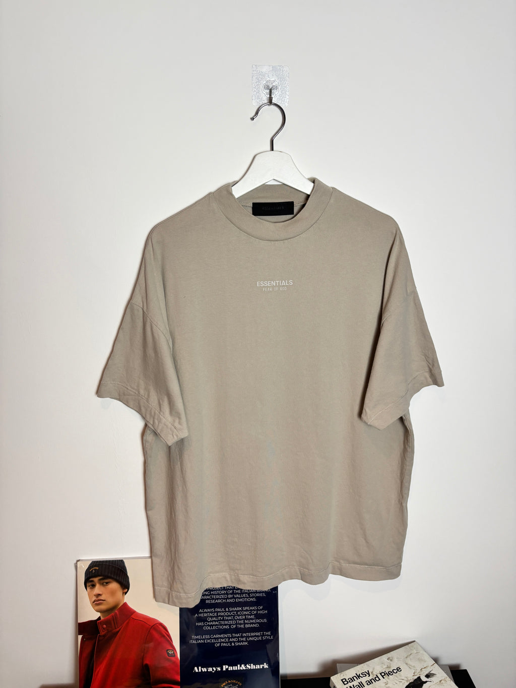 ESSENTIAL FOG CLASSIC T SHIRT BEIGE