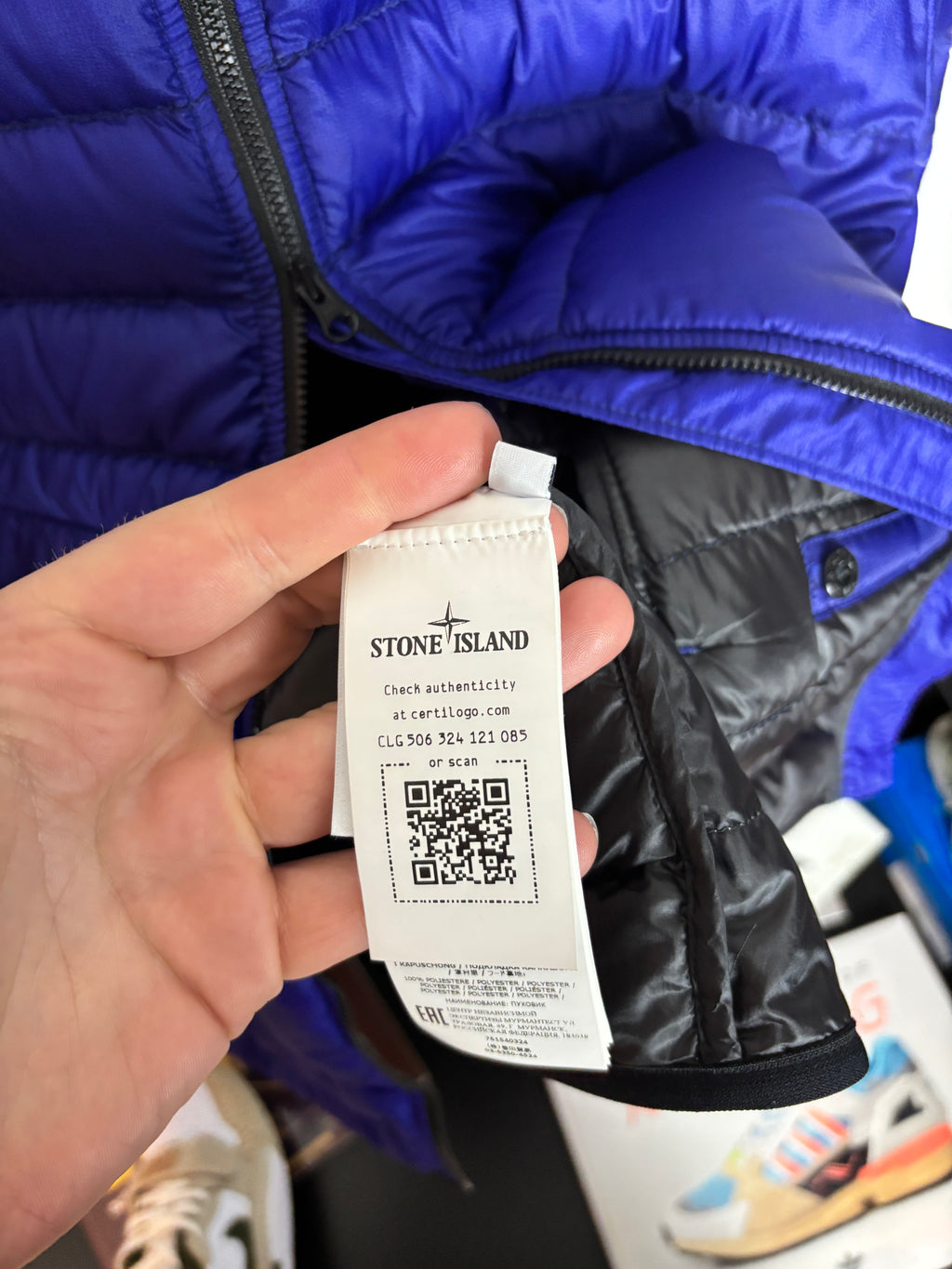 STONEY BIO BASED RIPSTOP NYLON DOWN BLUE