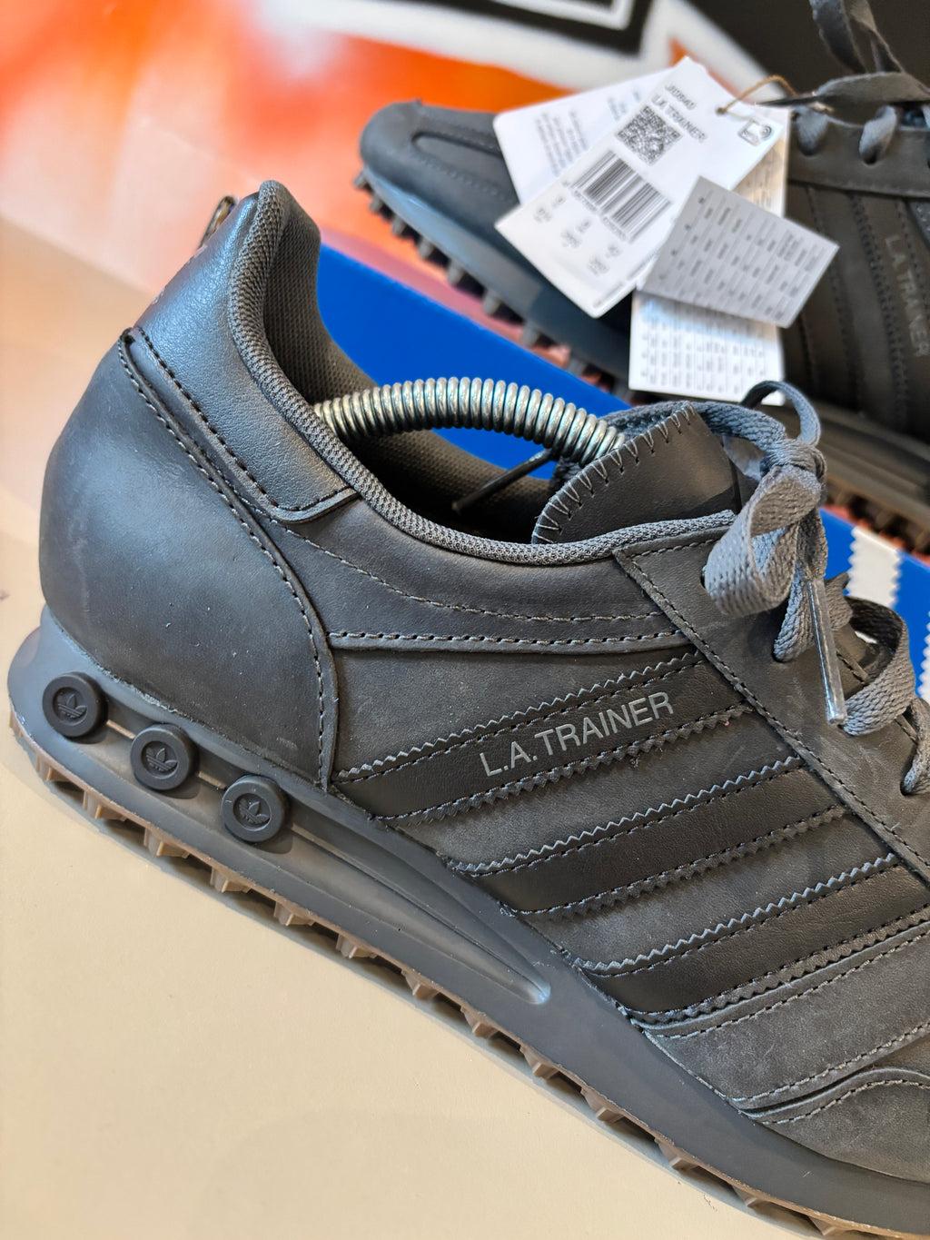 ADI LA LEATHER SLATE GREY