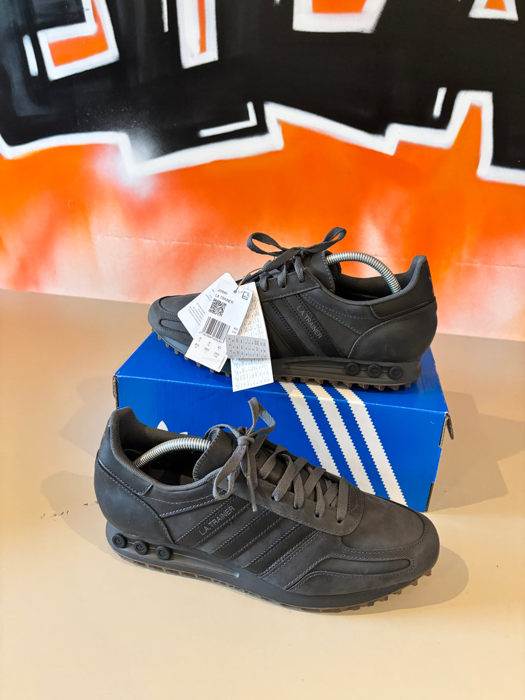 ADI LA LEATHER SLATE GREY