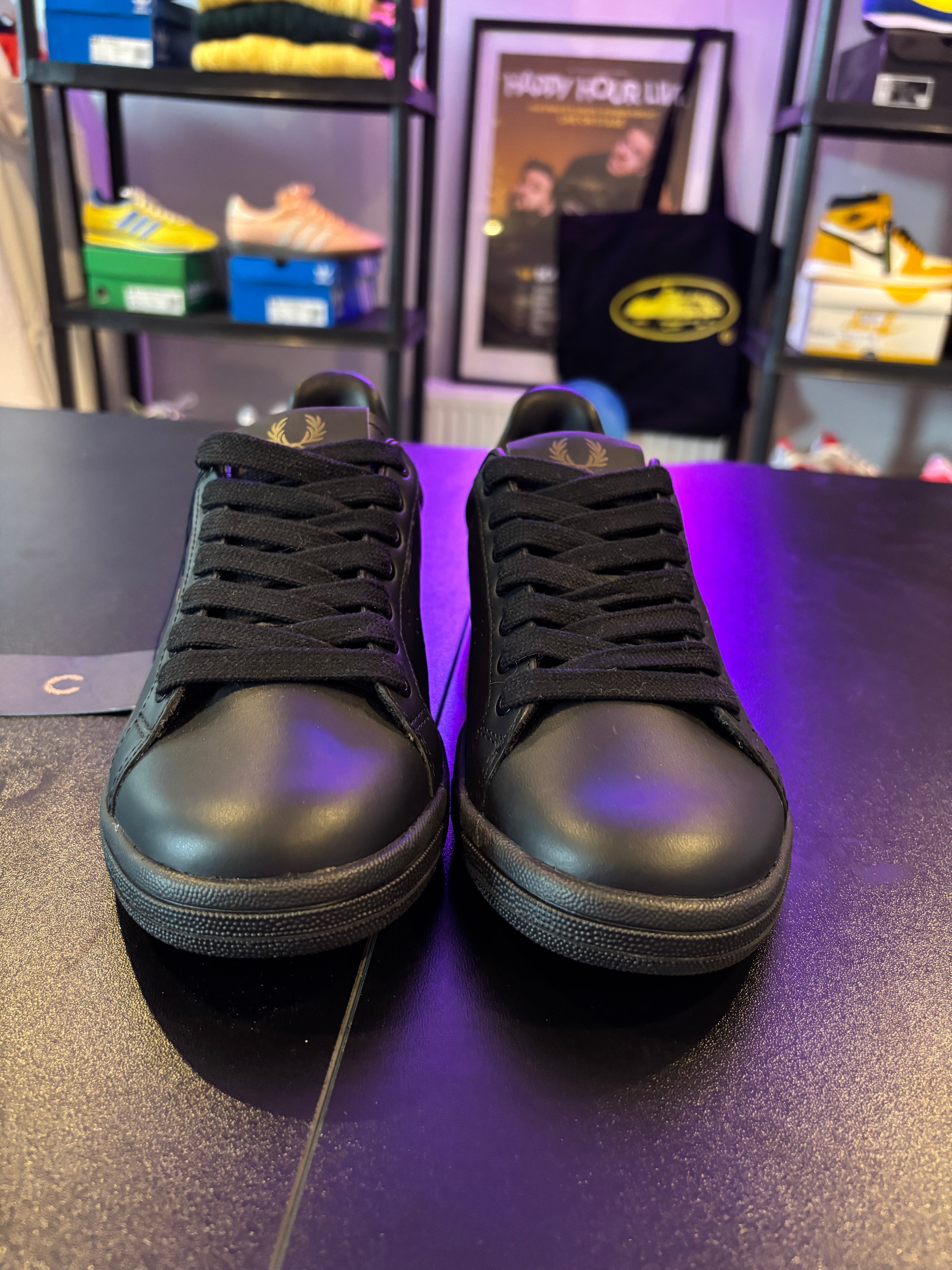 B721 LEATHER TRAINERS