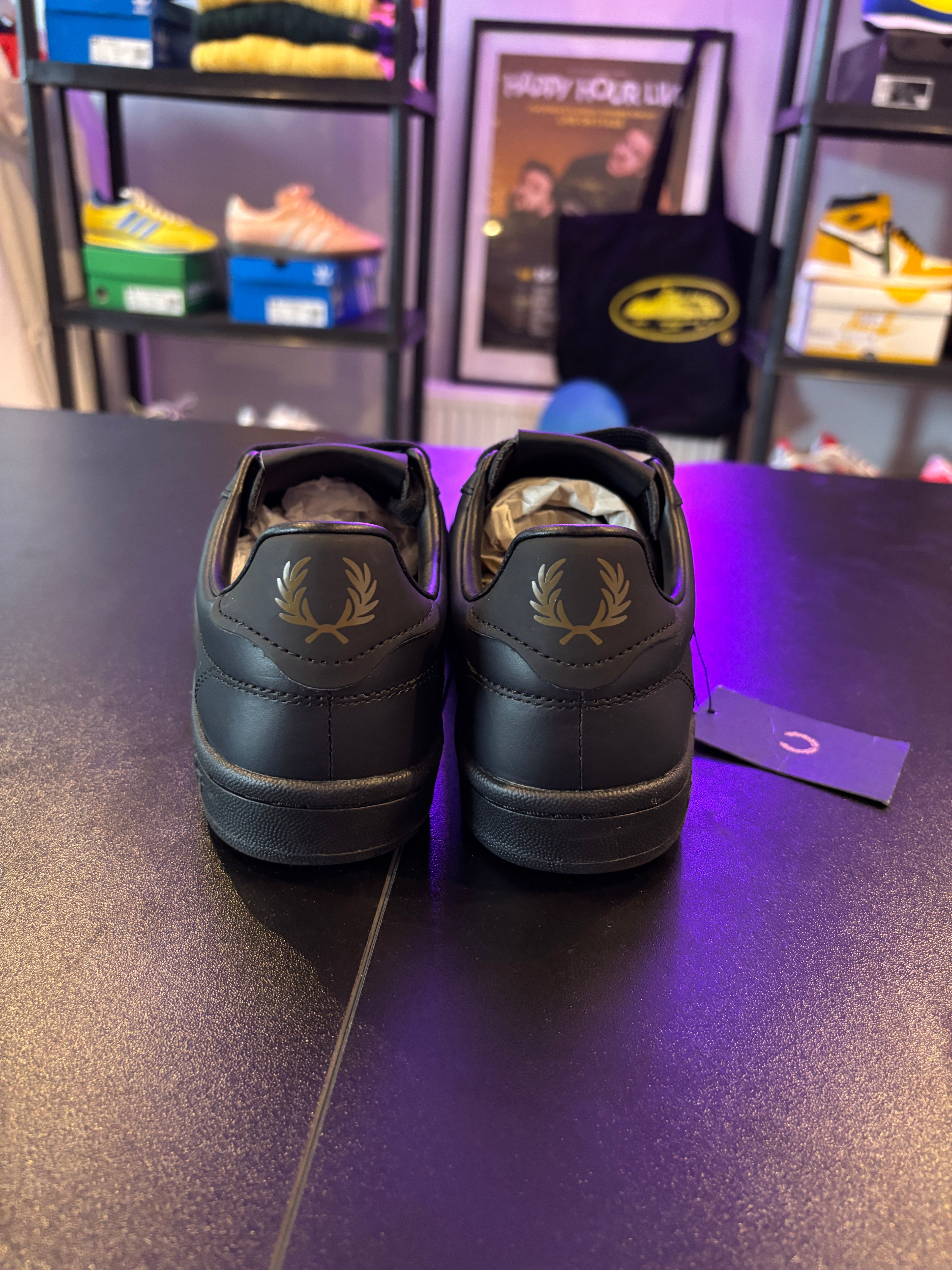 B721 LEATHER TRAINERS