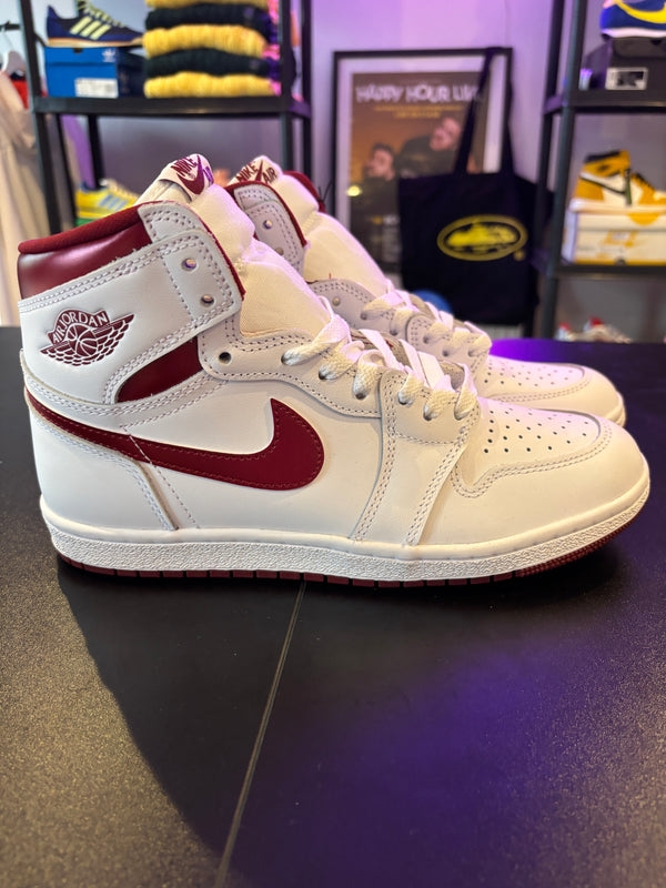 JORDAN 1 RETRO HI '85 OG METALIC BURGANDY