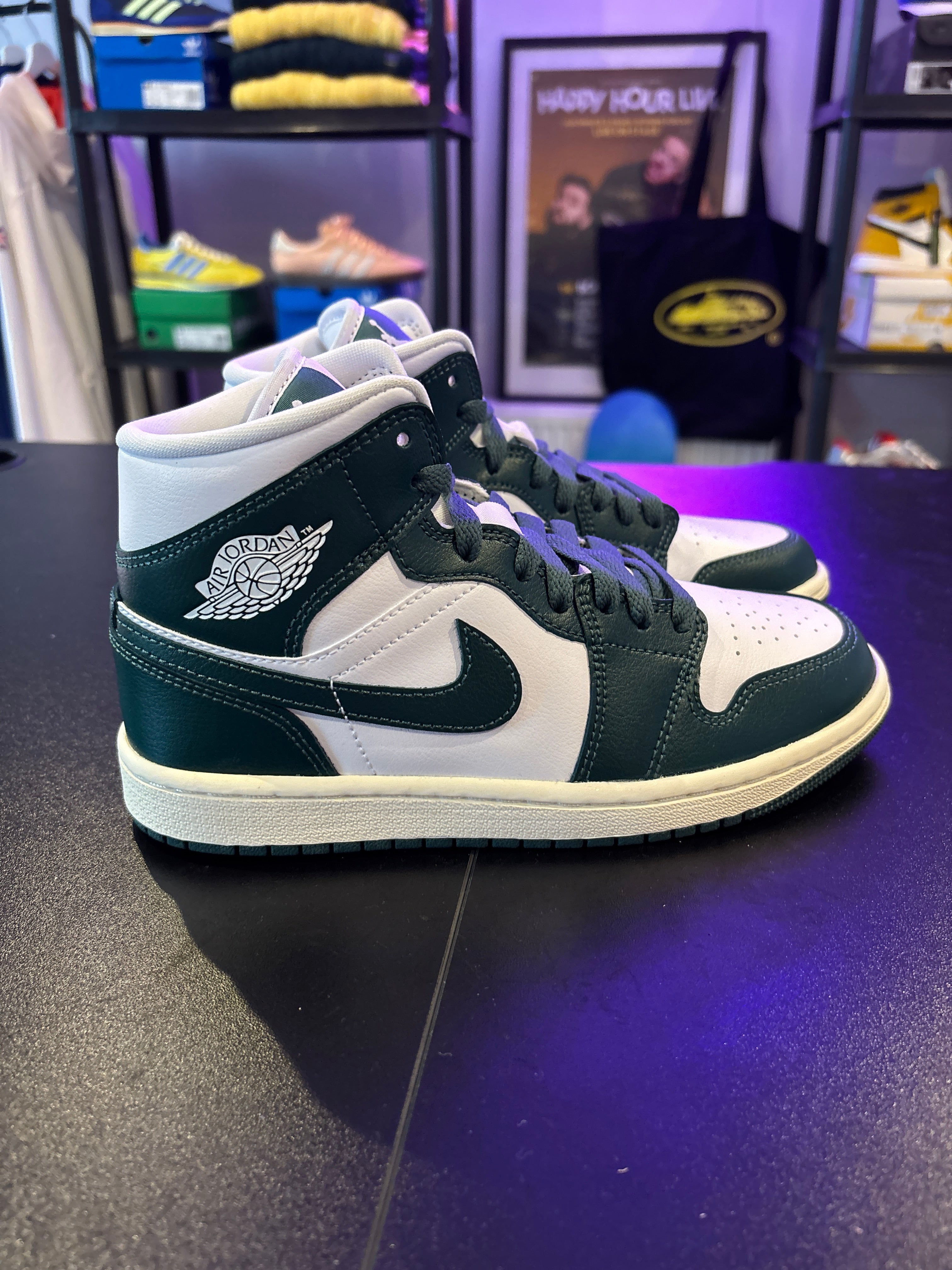 JORDAN 1 MID OXIDIZED GREEN