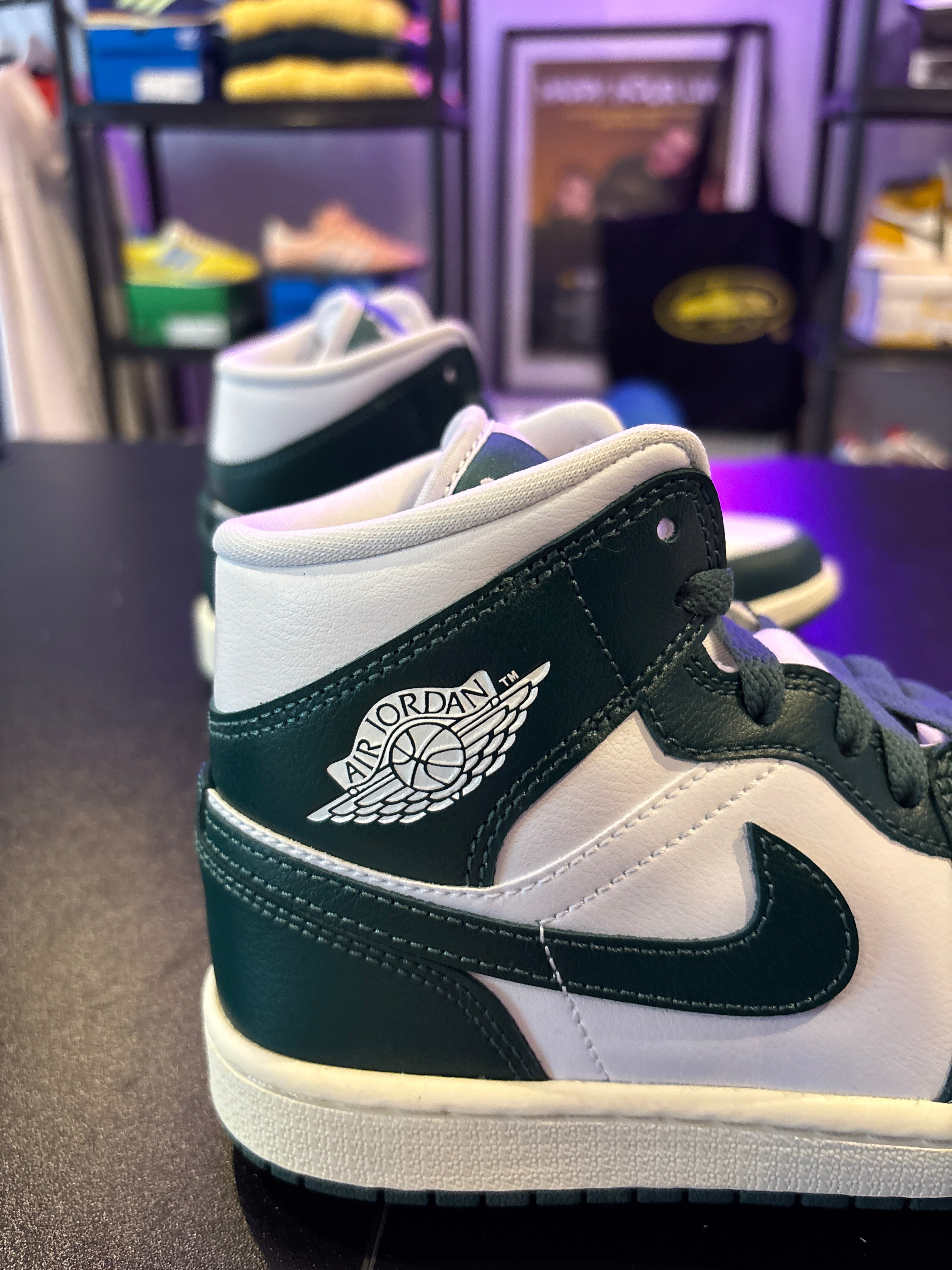 JORDAN 1 MID OXIDIZED GREEN