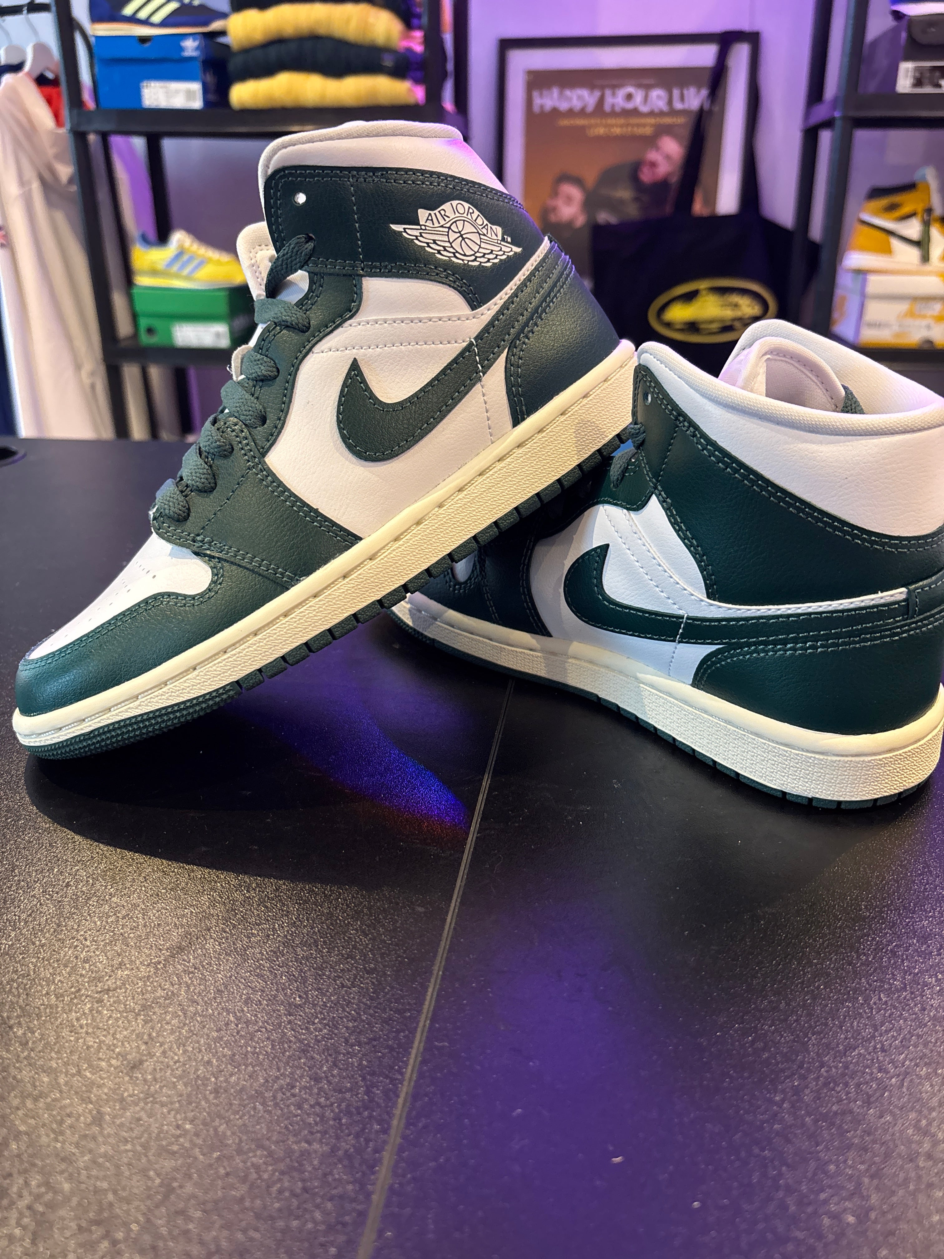 JORDAN 1 MID OXIDIZED GREEN