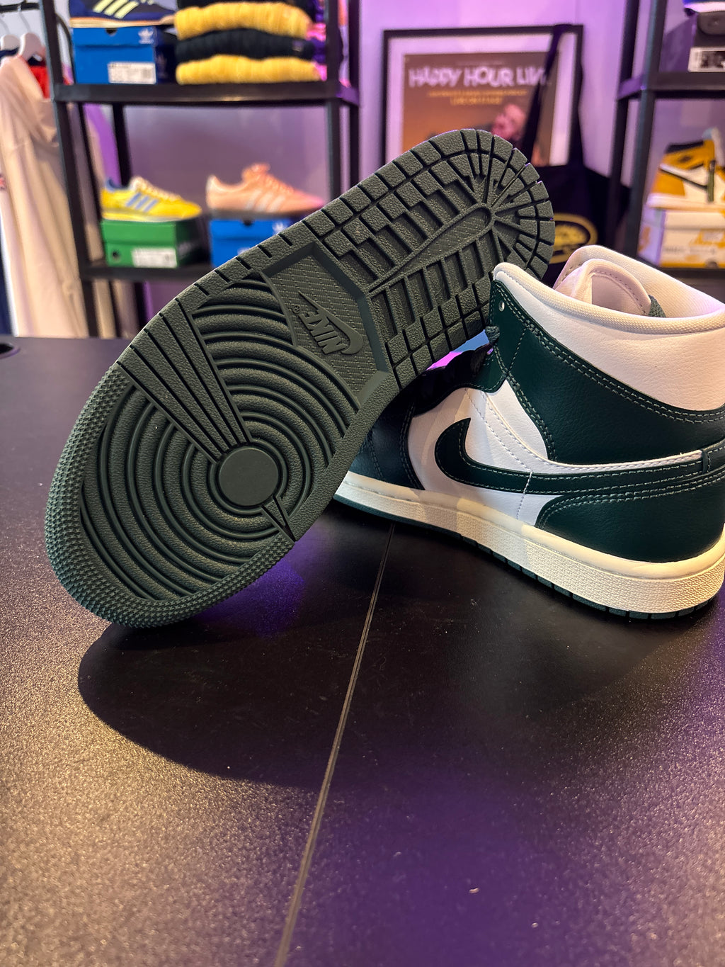JORDAN 1 MID OXIDIZED GREEN