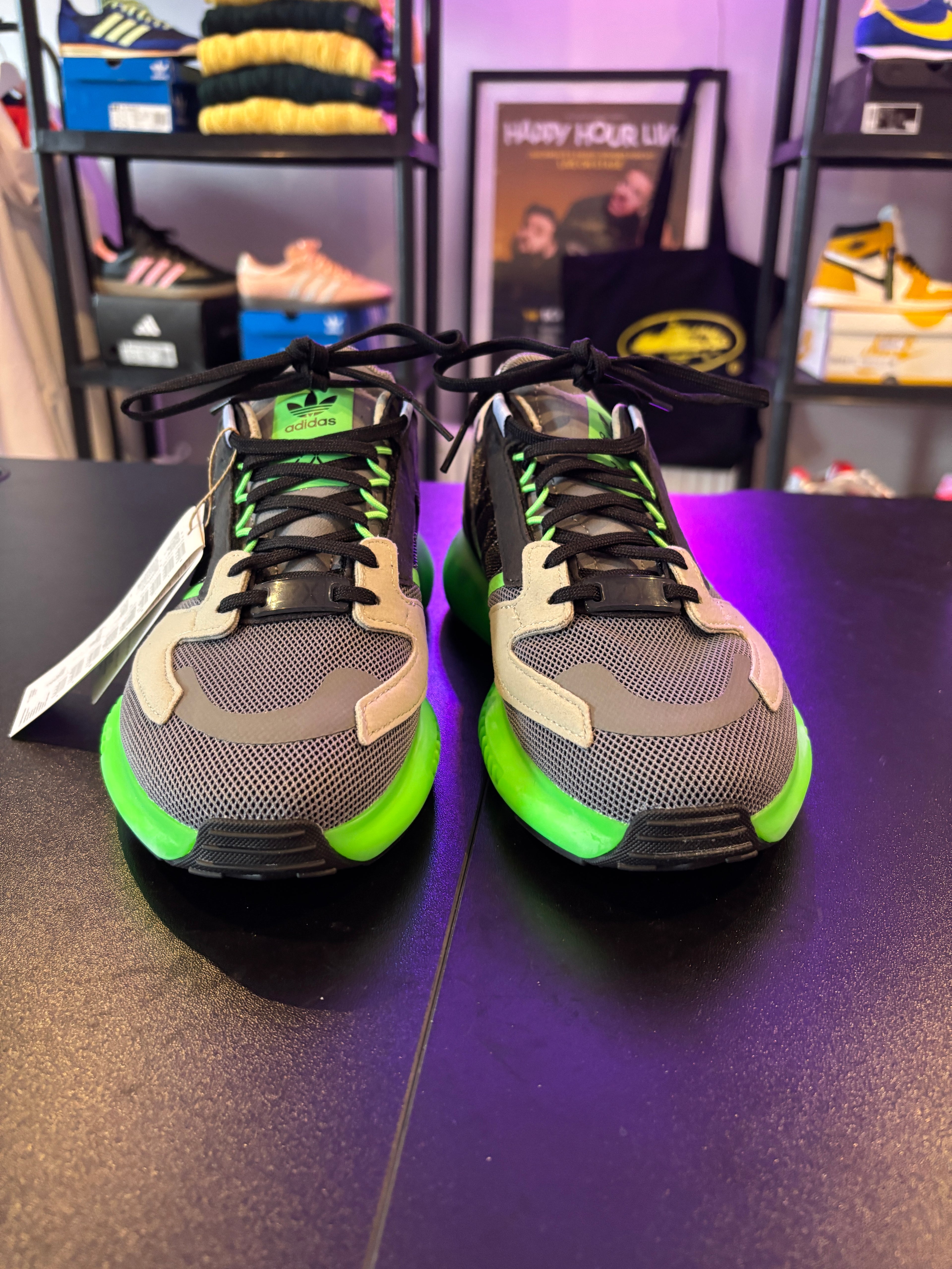 ZX 5K BOOST BLACK GREEN