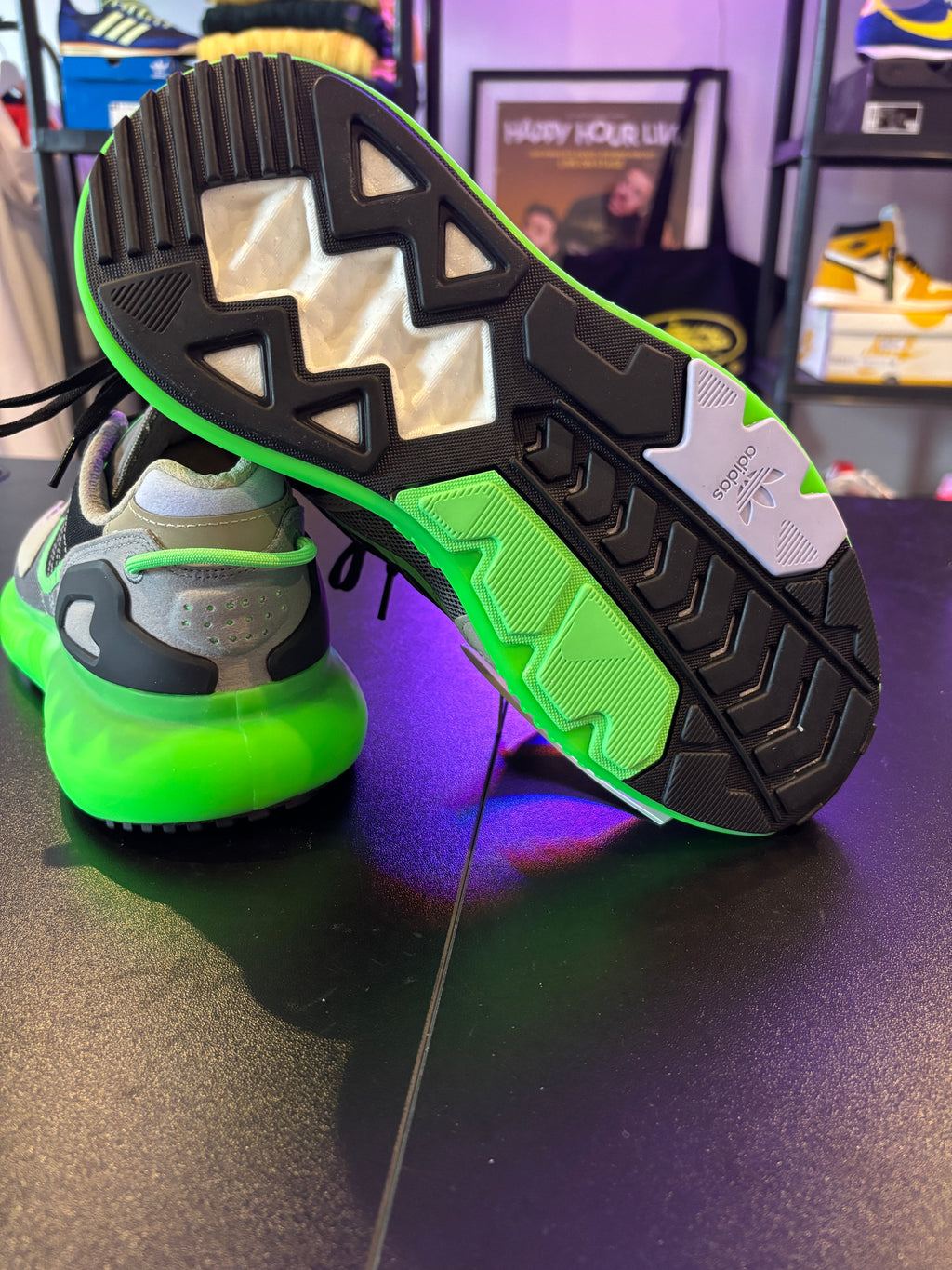 ZX 5K BOOST BLACK GREEN