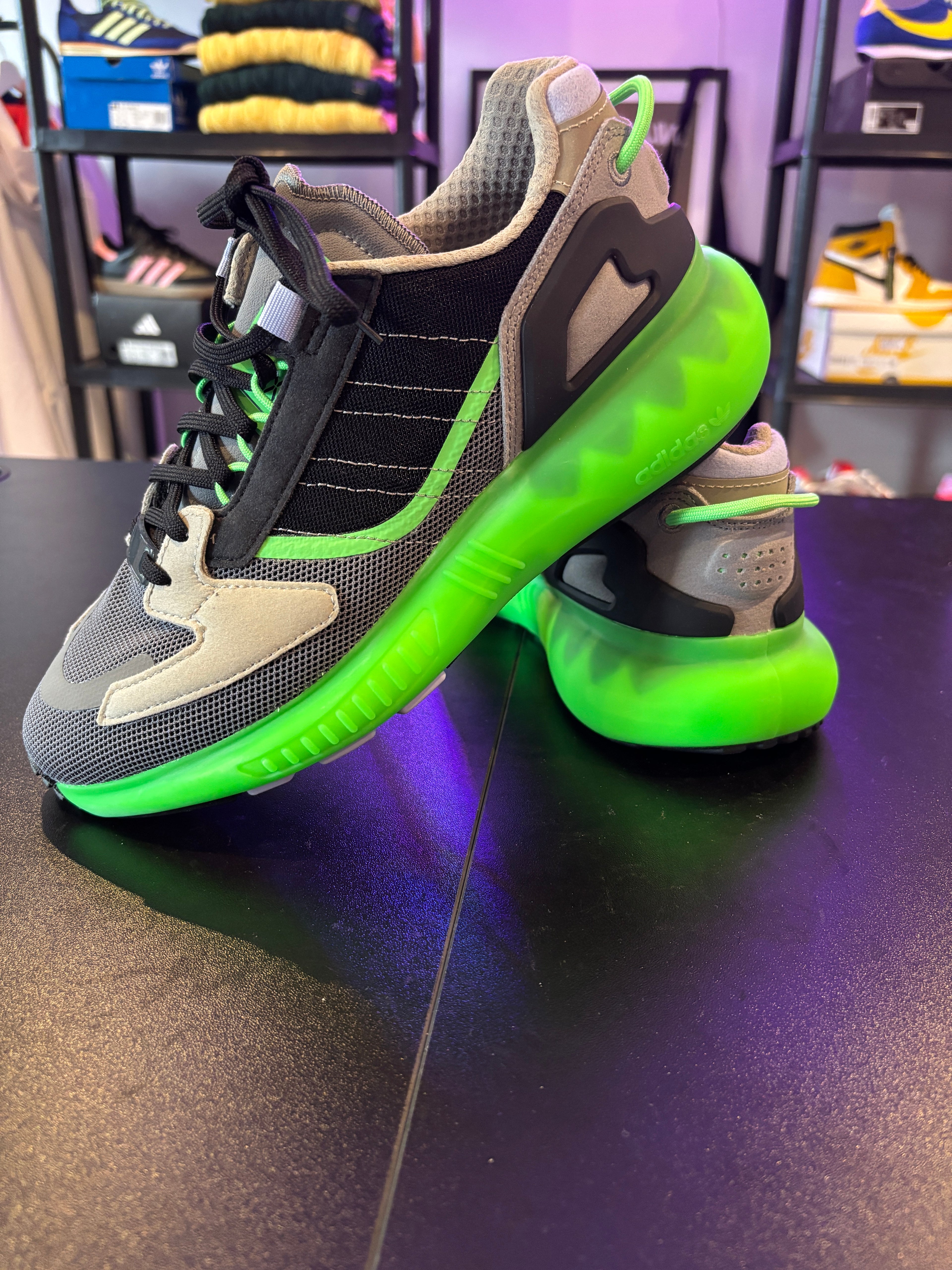 ZX 5K BOOST BLACK GREEN