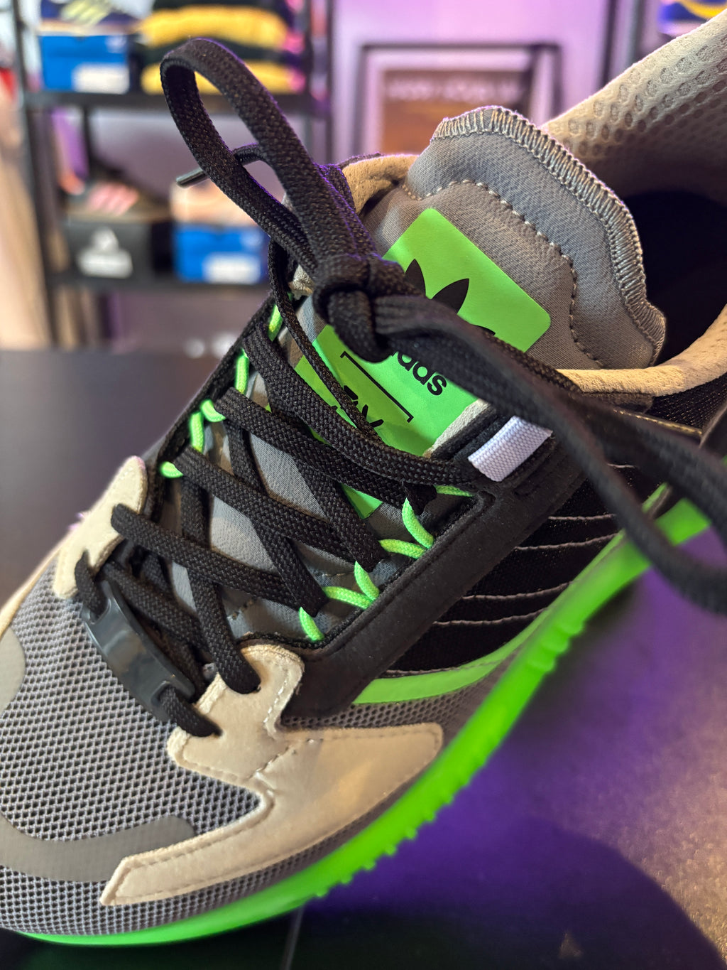 ZX 5K BOOST BLACK GREEN