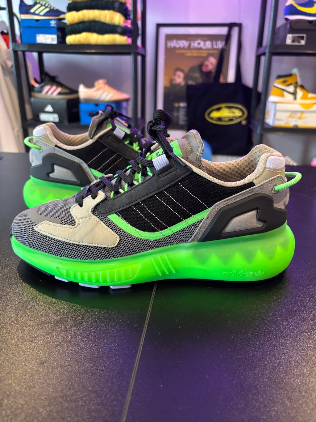 ZX 5K BOOST BLACK GREEN