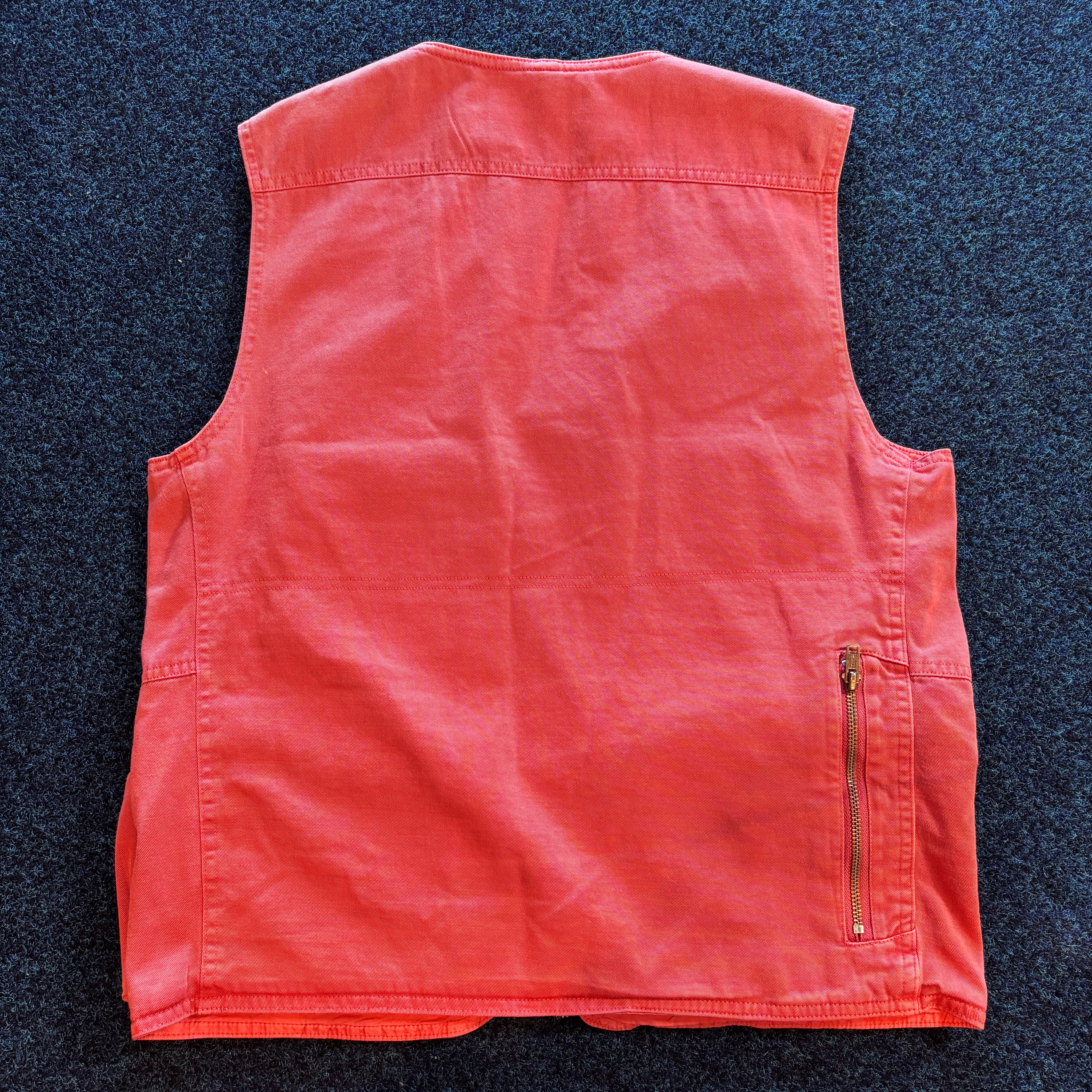 OUTDOOR UTILITY VEST VINTAGE RED