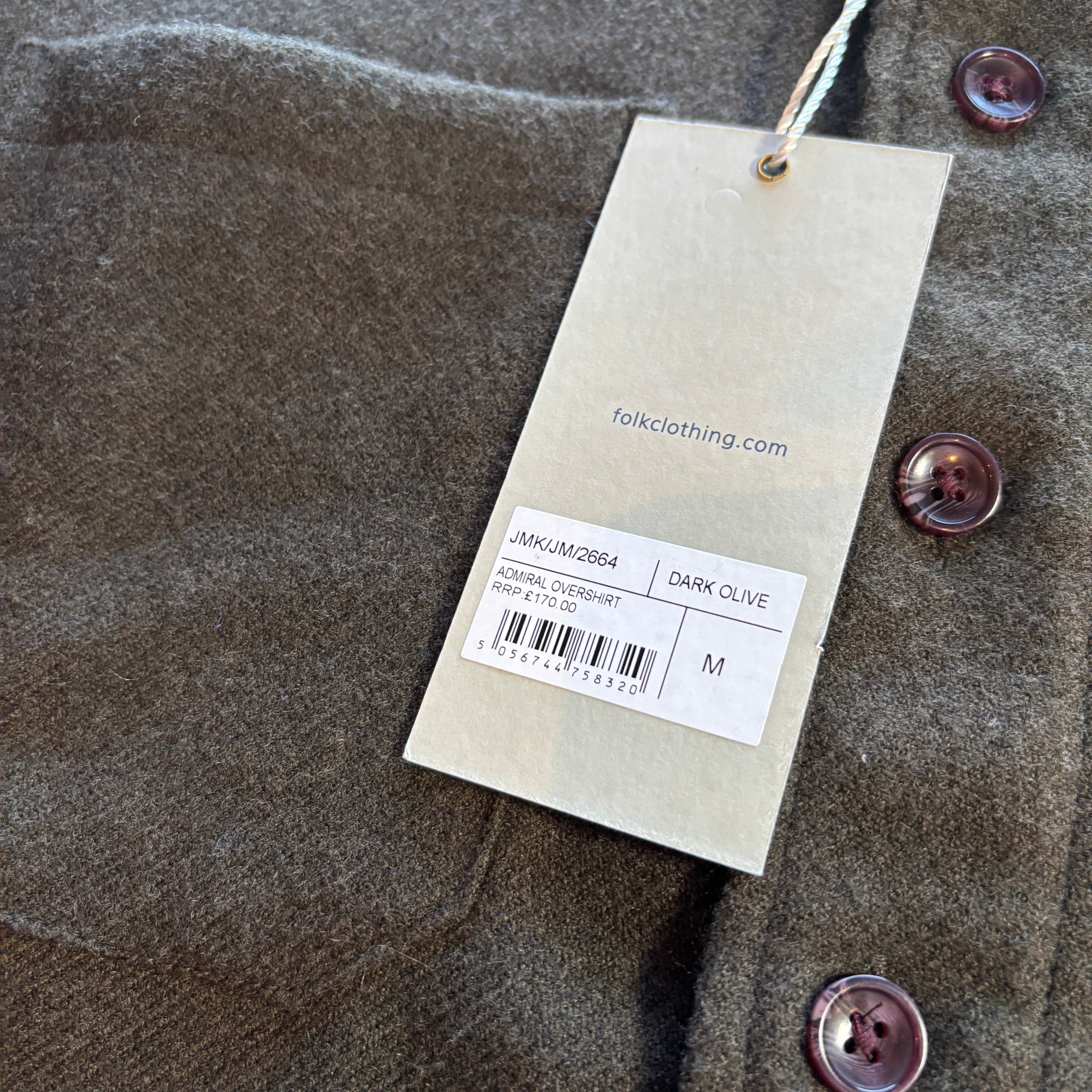 ADMIRAL OVER SHIRT DARK OLIVE