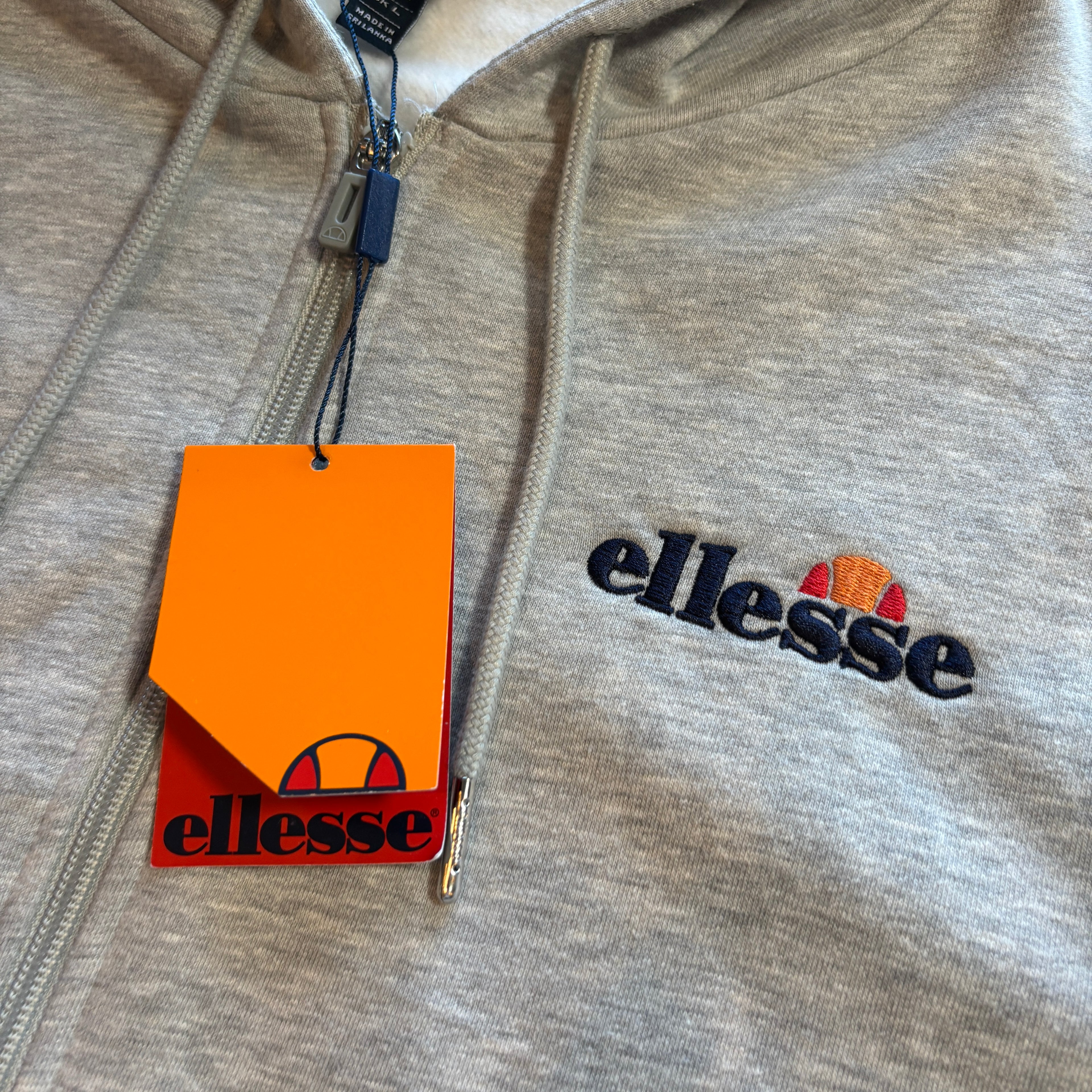 HOODED ZIP SWEATSHIRT GREY