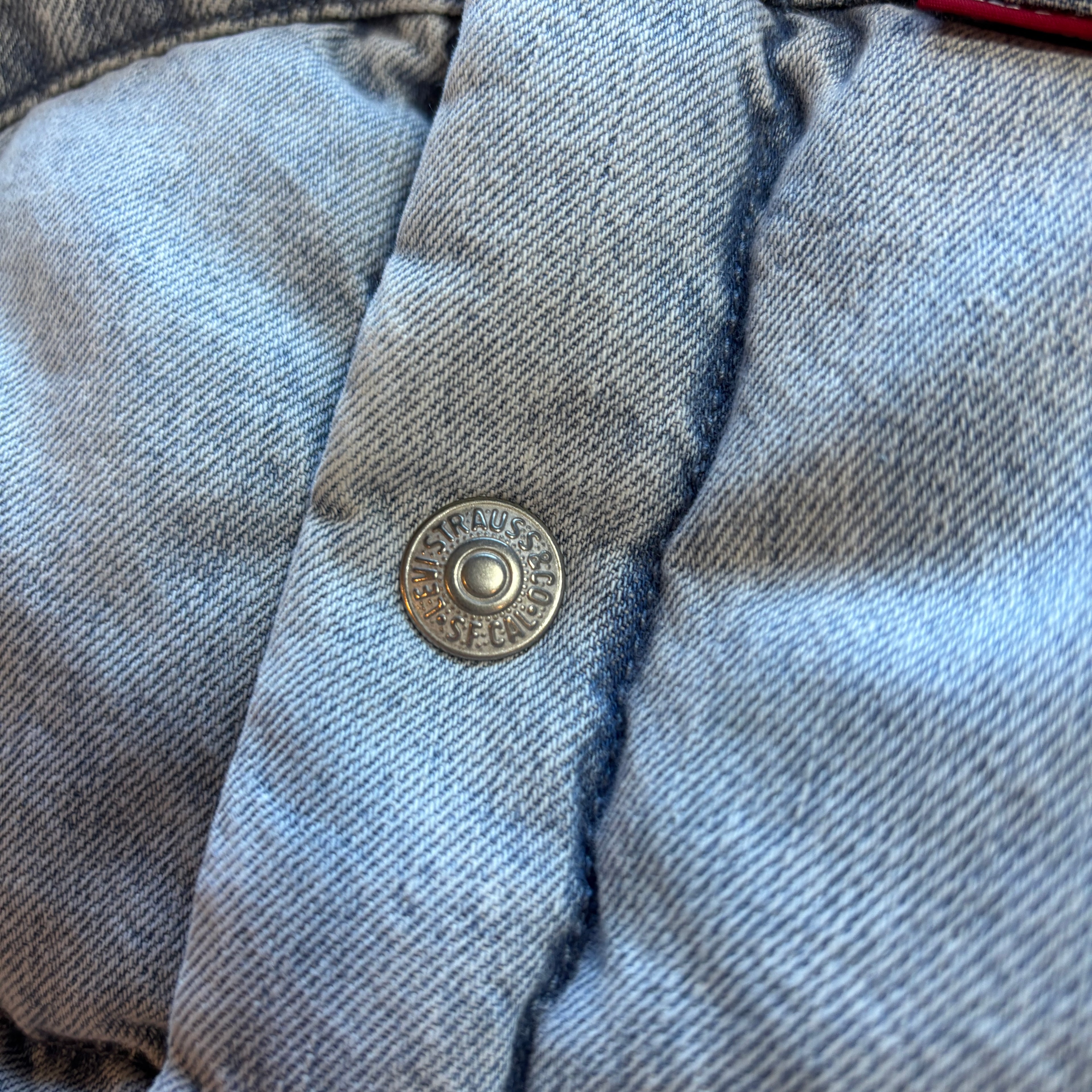 WESTERN SUPER DOWN GILET DENIM