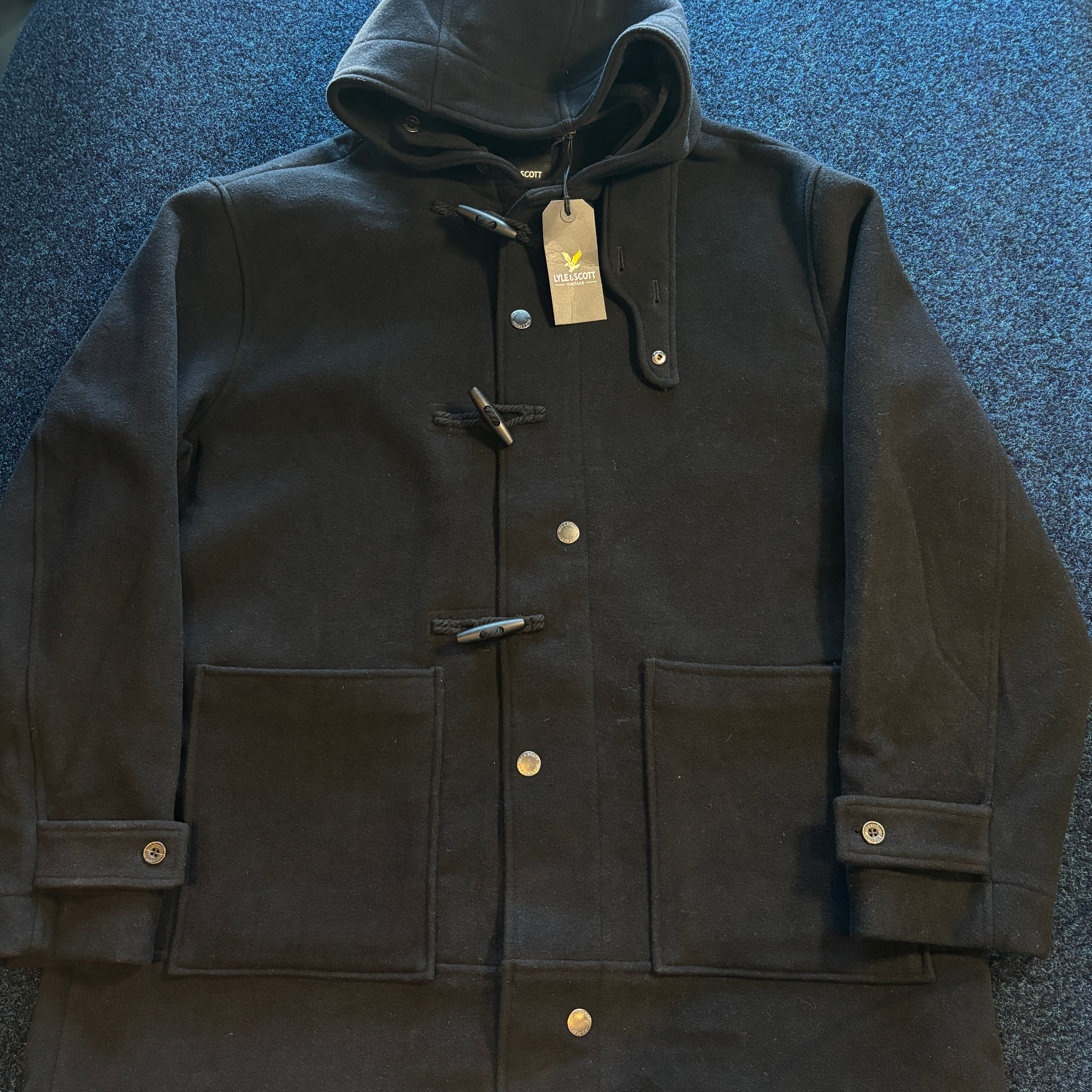 DUFFLE JACKET BLACK