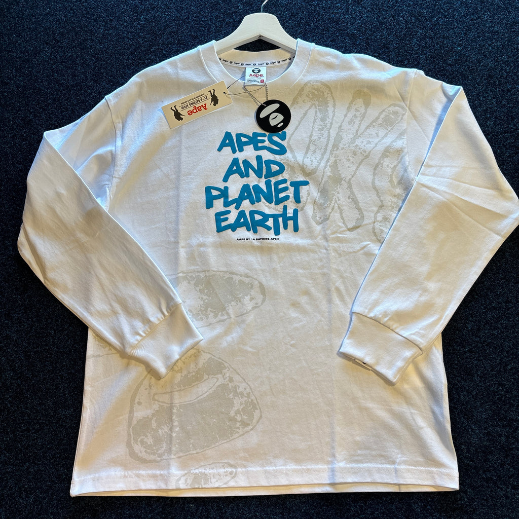 LONG SLEEVE T SHIRT WHITE