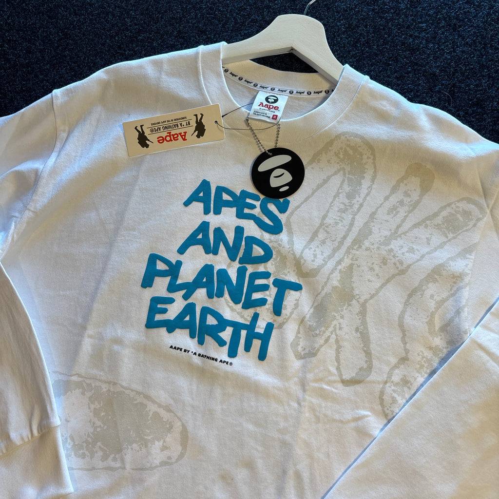 LONG SLEEVE T SHIRT WHITE