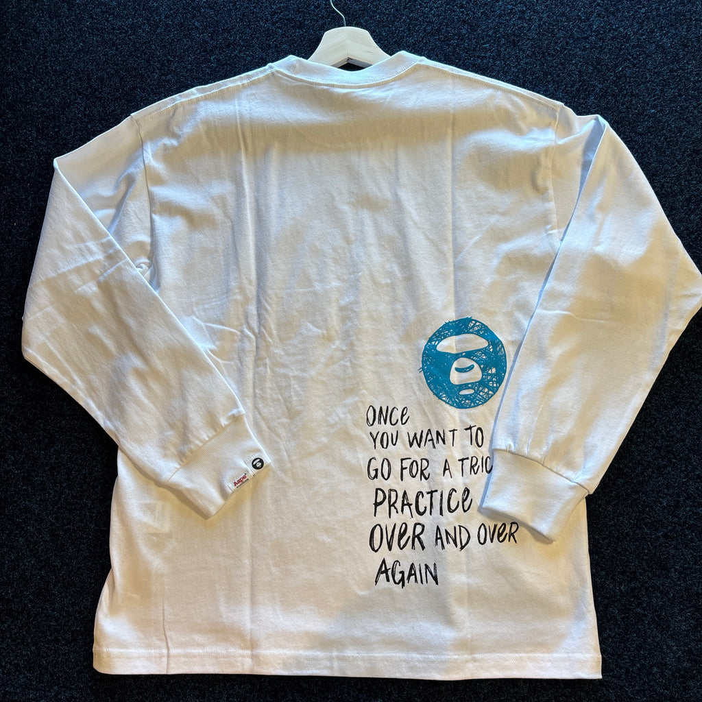 LONG SLEEVE T SHIRT WHITE