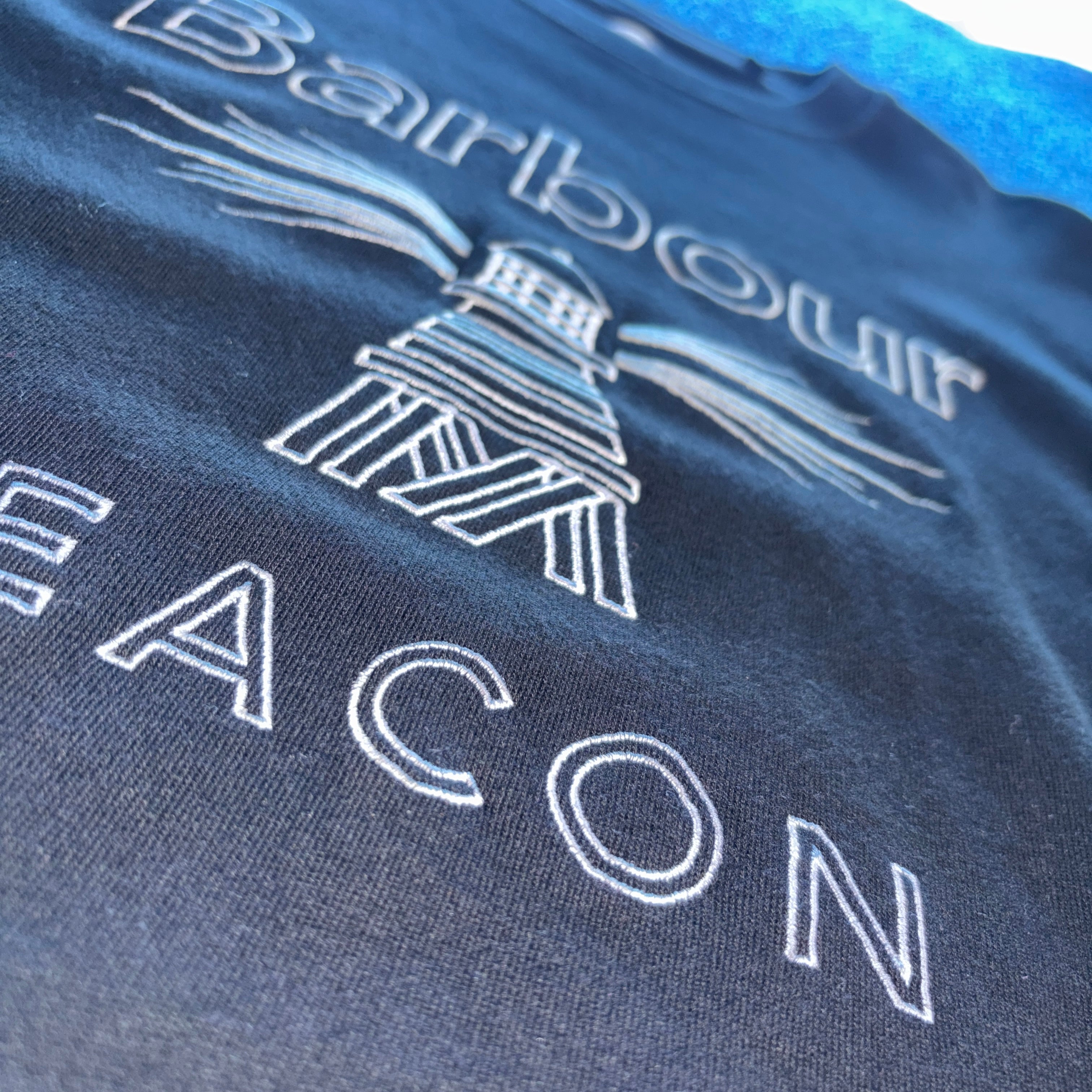 BEACON EMBROIDERED SWEATSHIRT BLACK