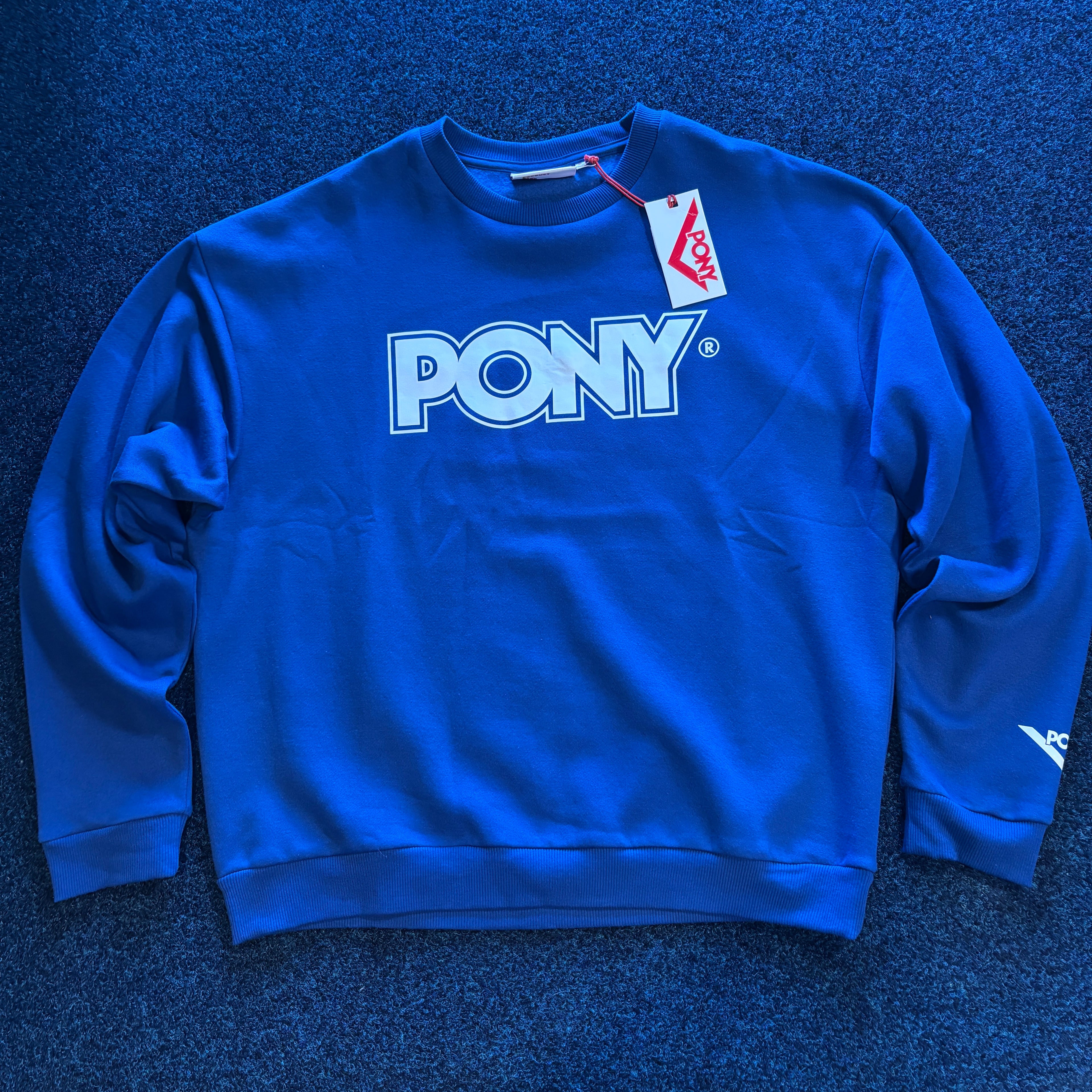 COLLEGIATE SWEATSHIRT BLUE