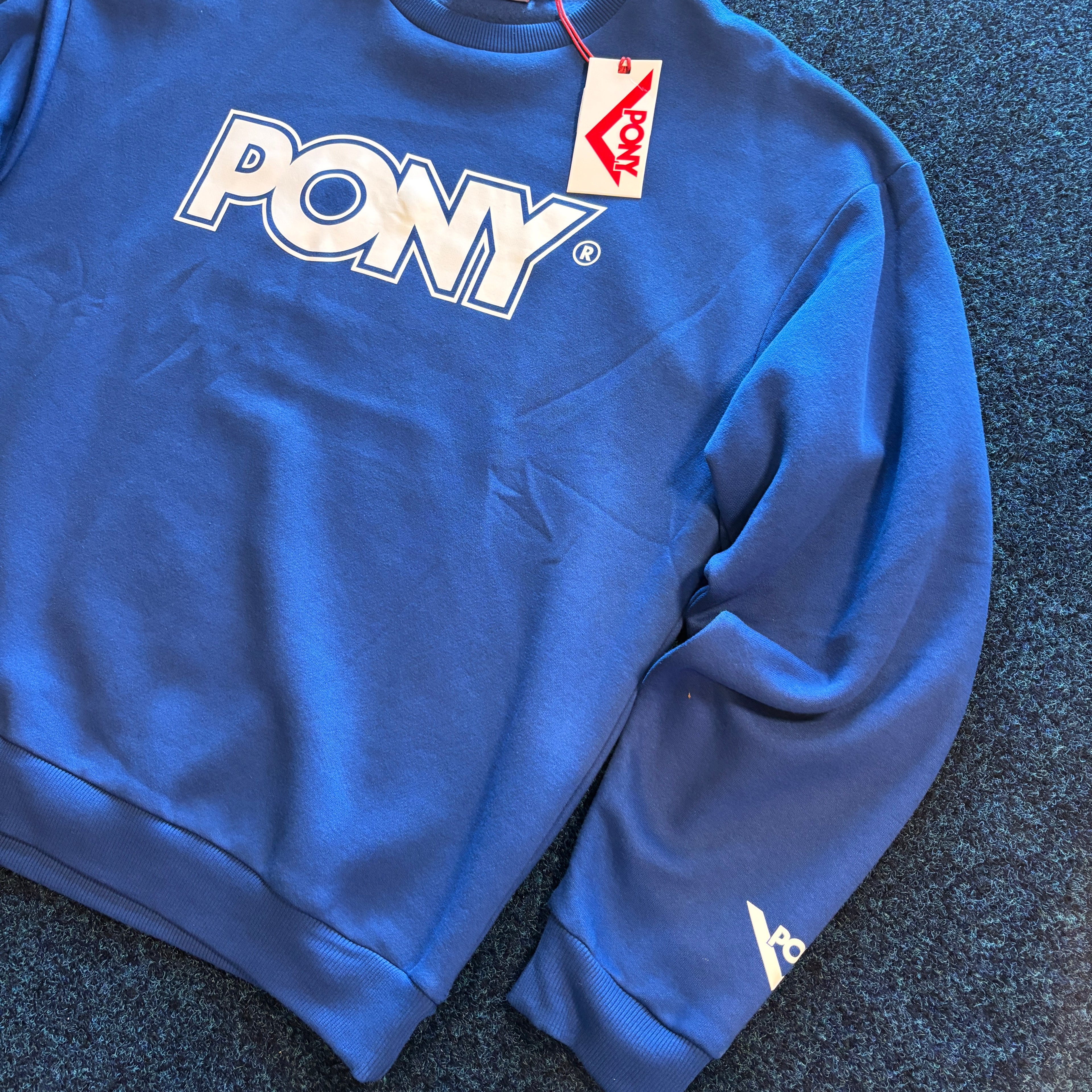 COLLEGIATE SWEATSHIRT BLUE