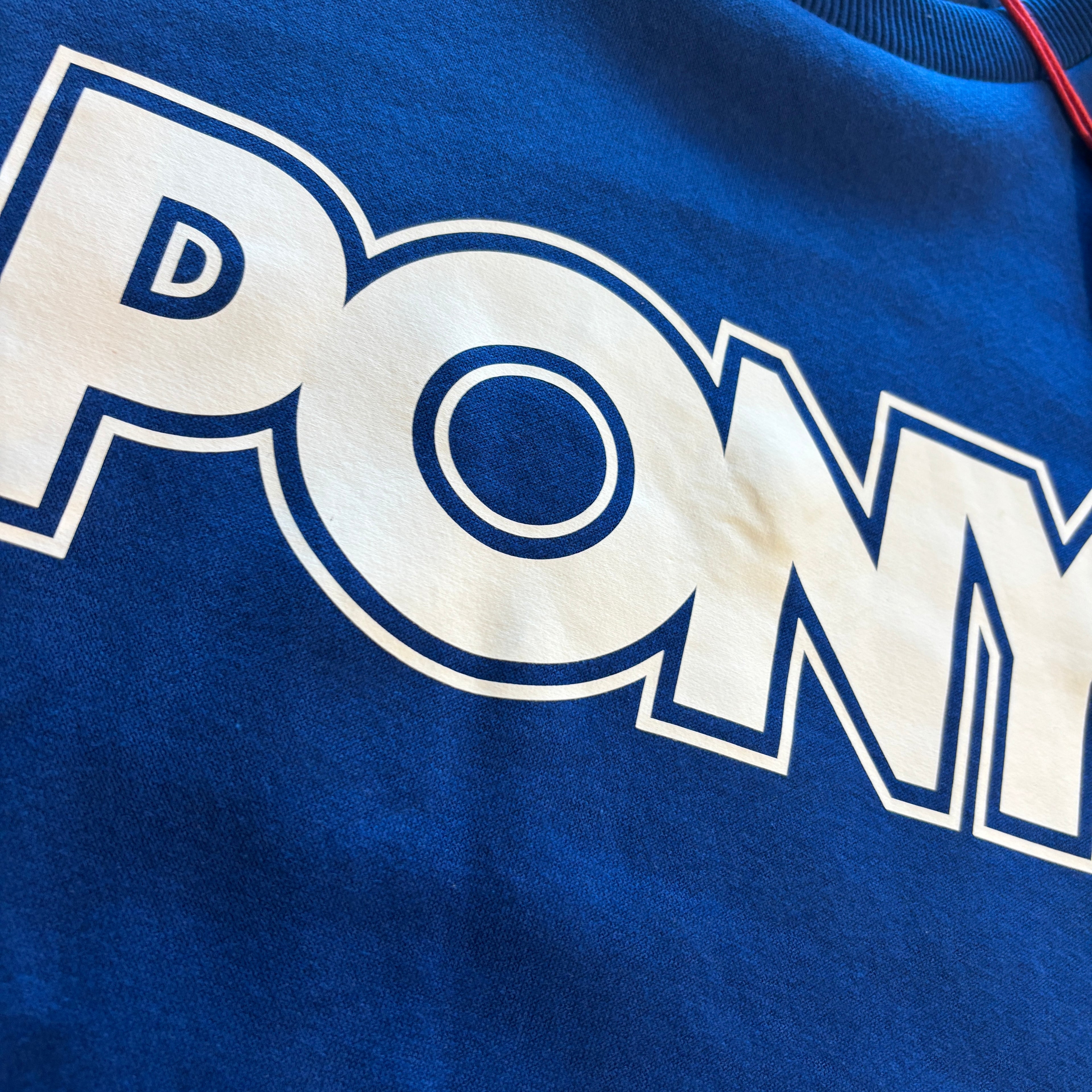 COLLEGIATE SWEATSHIRT BLUE