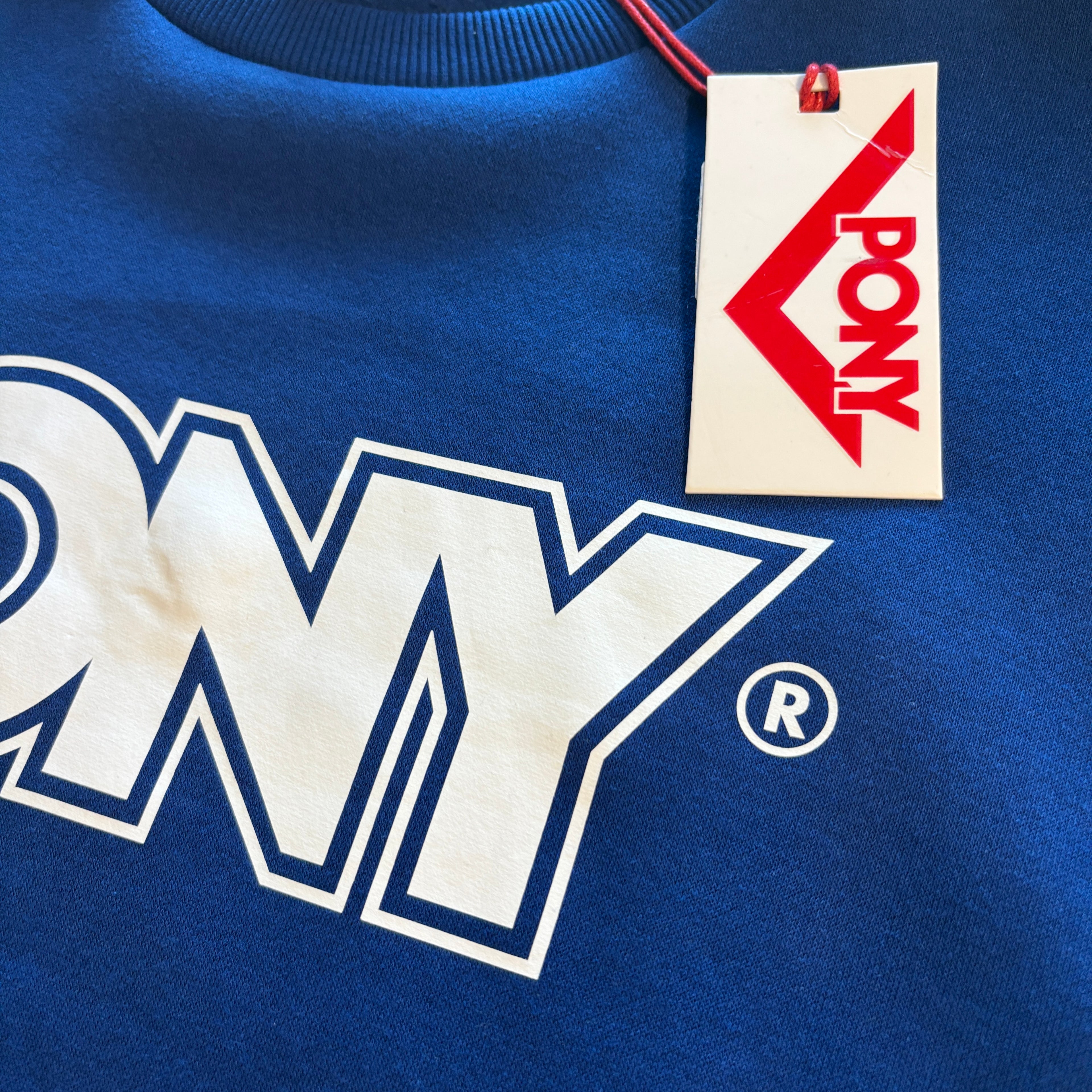 COLLEGIATE SWEATSHIRT BLUE