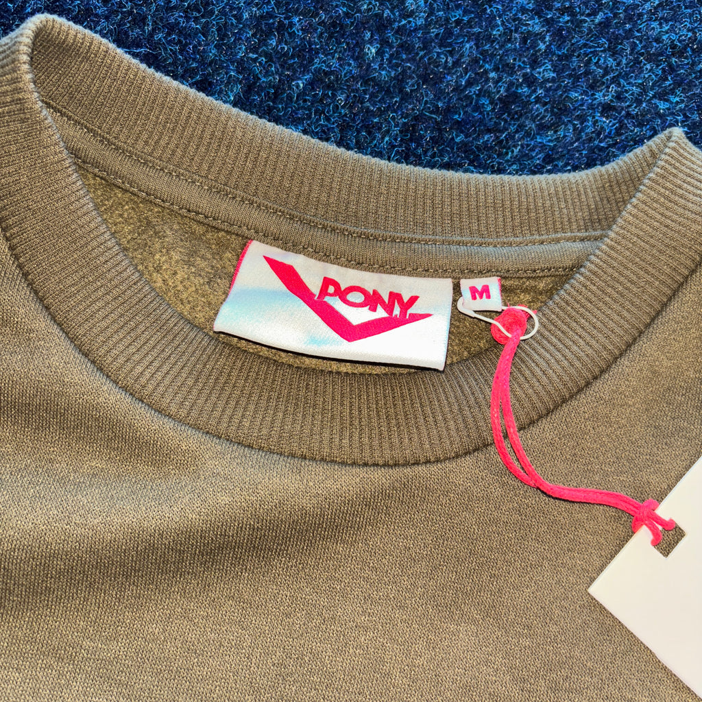 COLLEGIATE SWEATSHIRT OLIVE