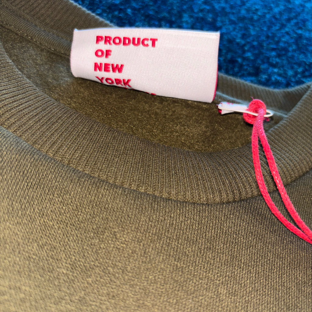 COLLEGIATE SWEATSHIRT OLIVE