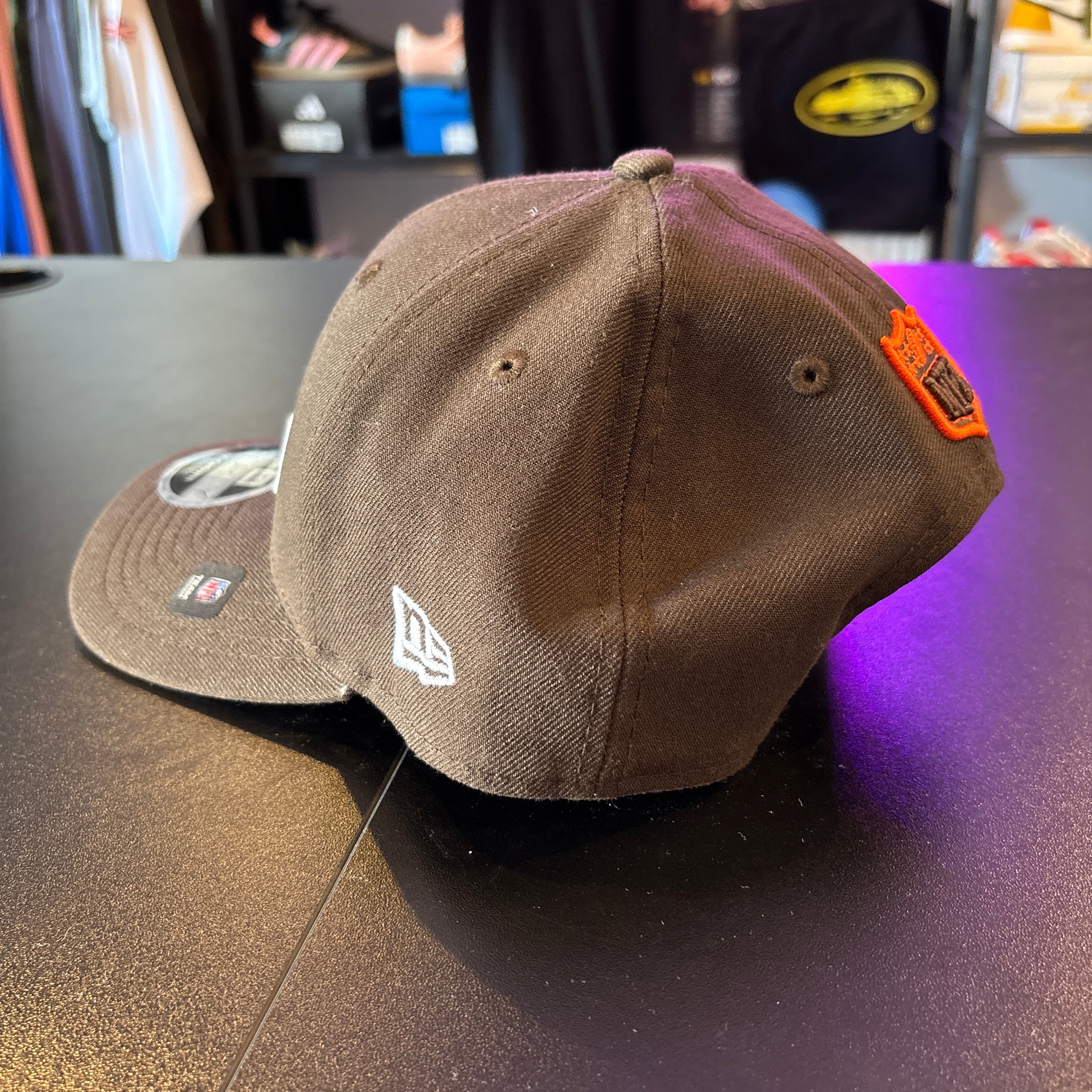 CLEVELAND BROWNS SNAP BACK BROWN