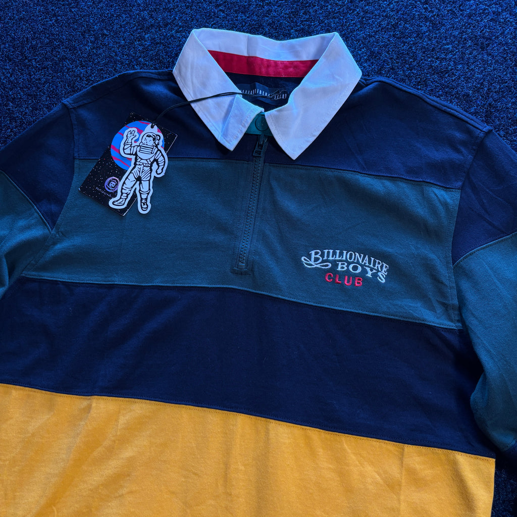 BBC CUT AND SEW RUGBY POLO SHIRT MULTI