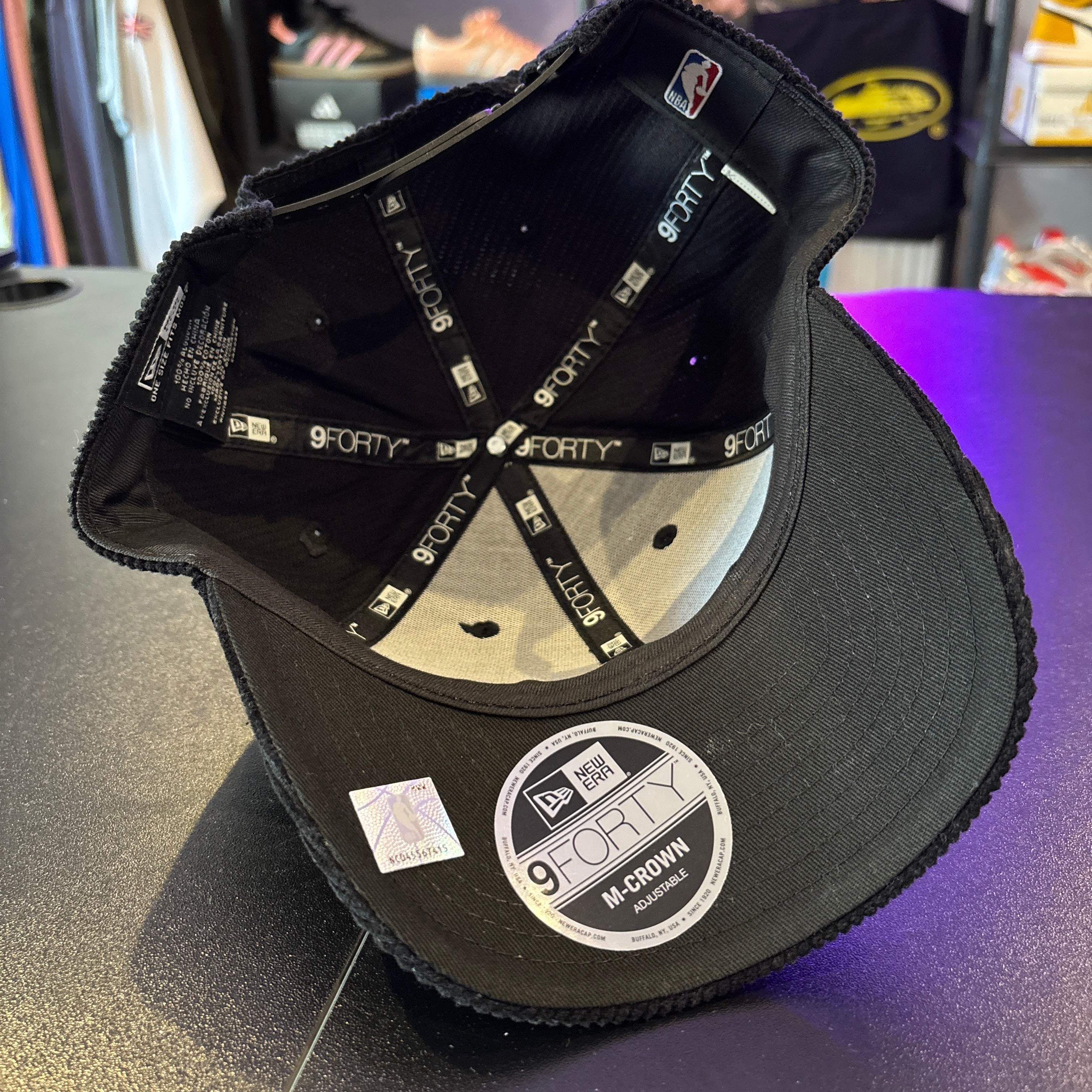 CHICAGO BULLS CORD SNAP BACK BLACK