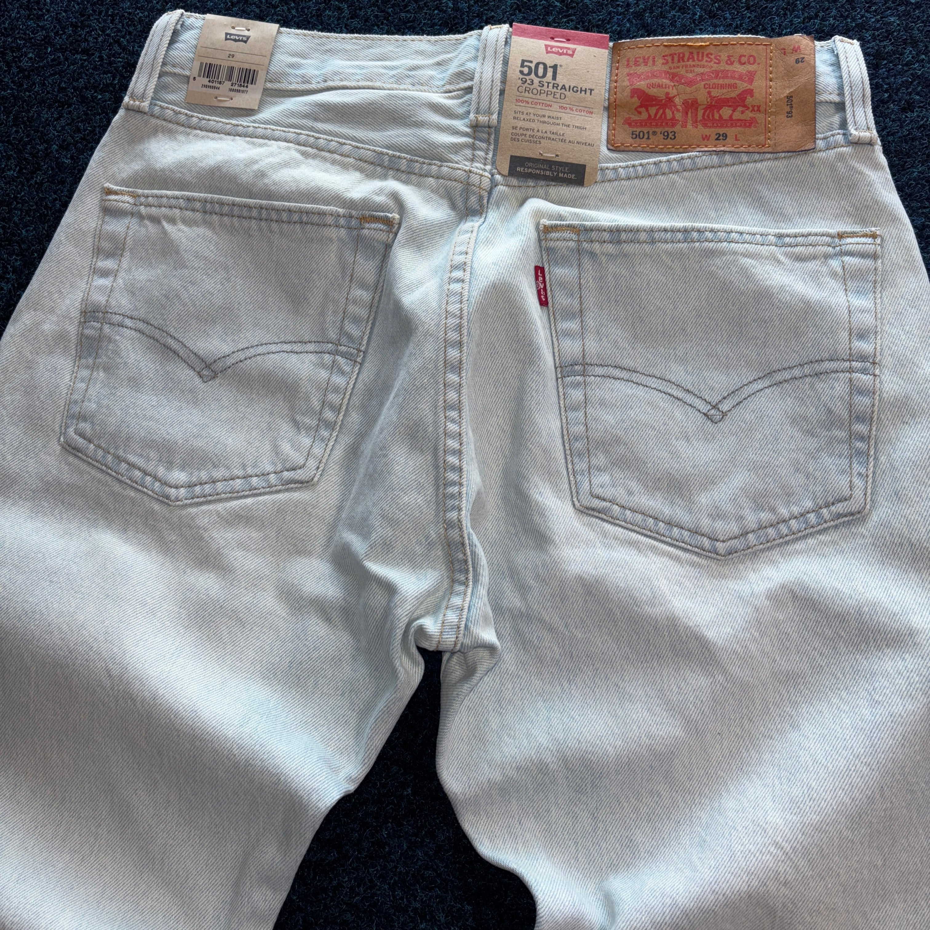 501 STRAIGHT CROPPED