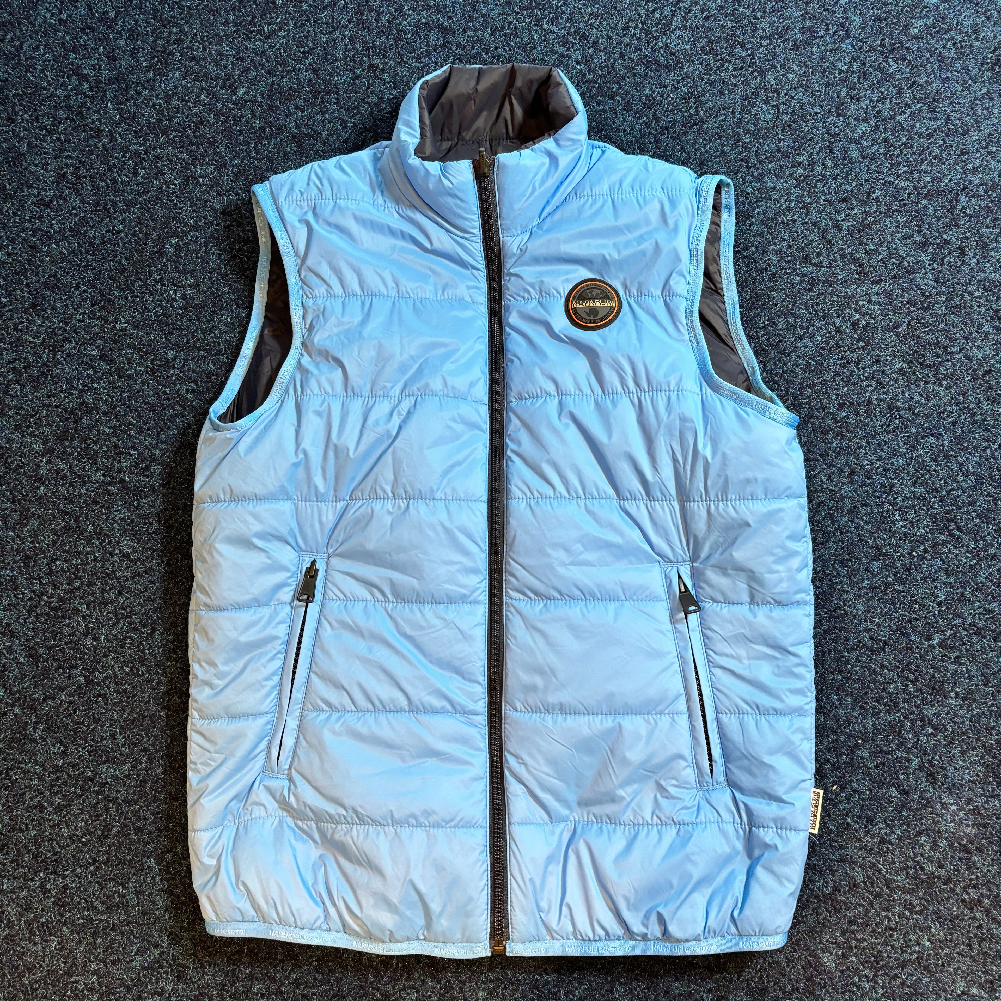 NAPPA REVIERISBLE GILET NAVY/BLUE