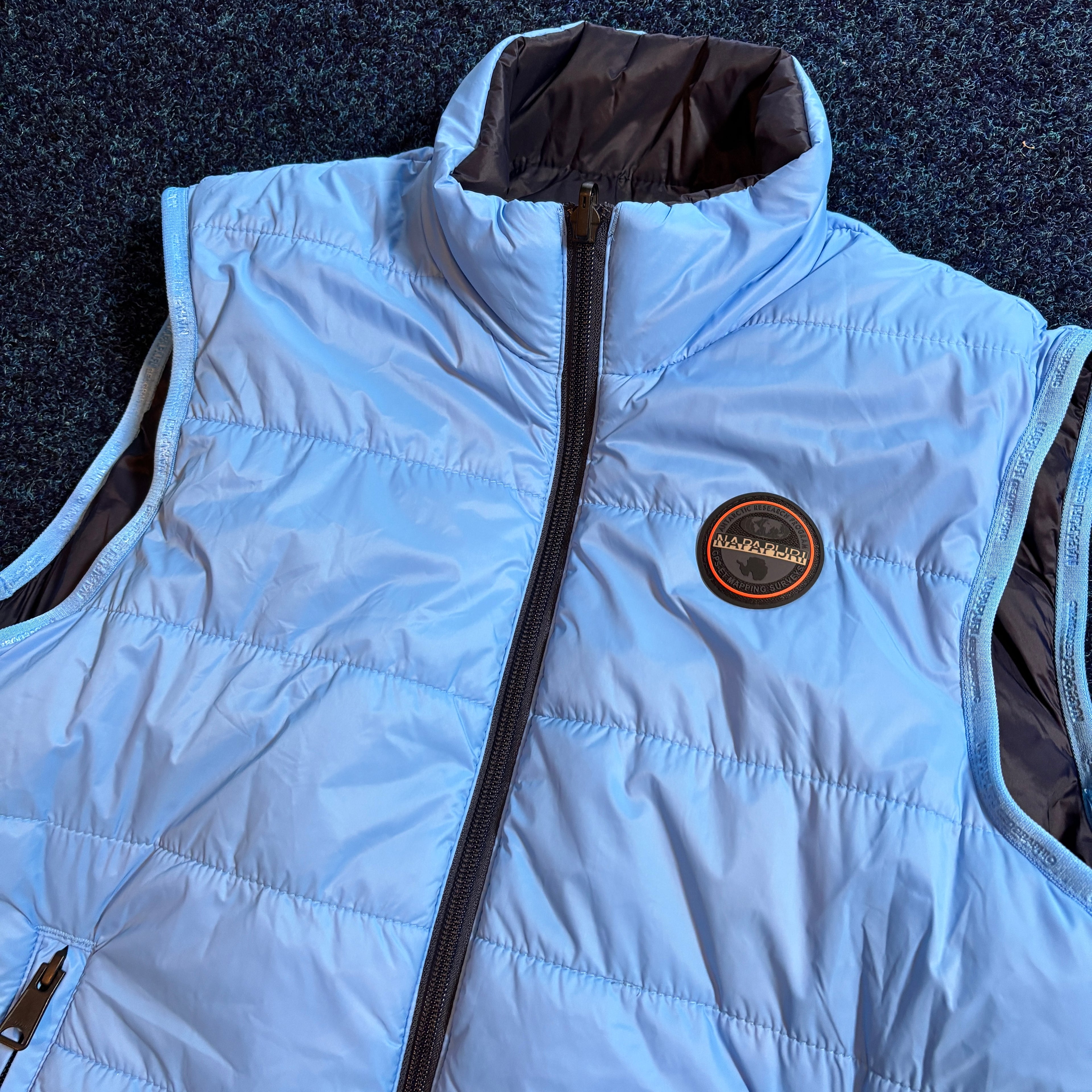 NAPPA REVIERISBLE GILET NAVY/BLUE